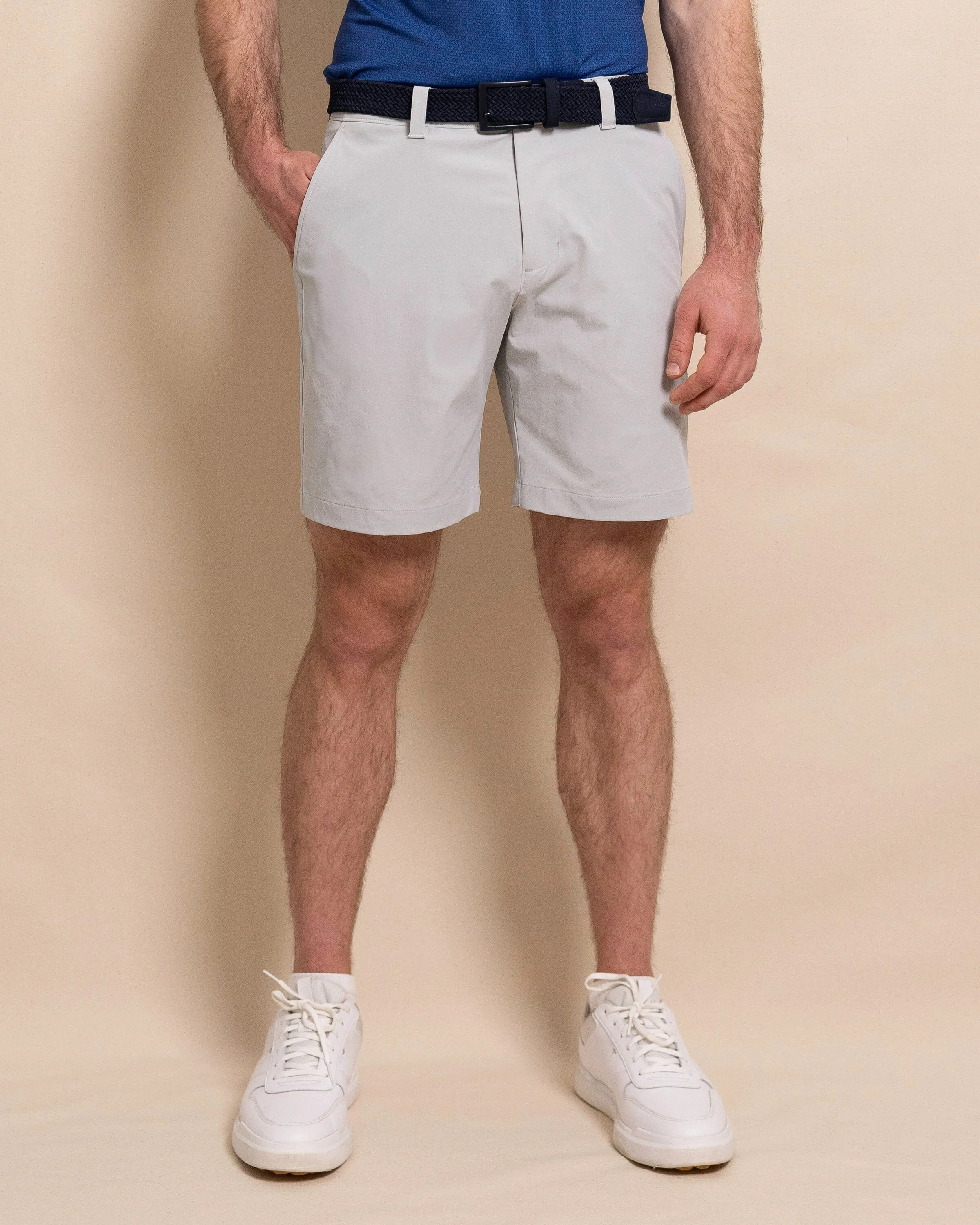 Birdie 8" Coastal Breeze® Performance Short - Seagull Grey sold by Southern Tide