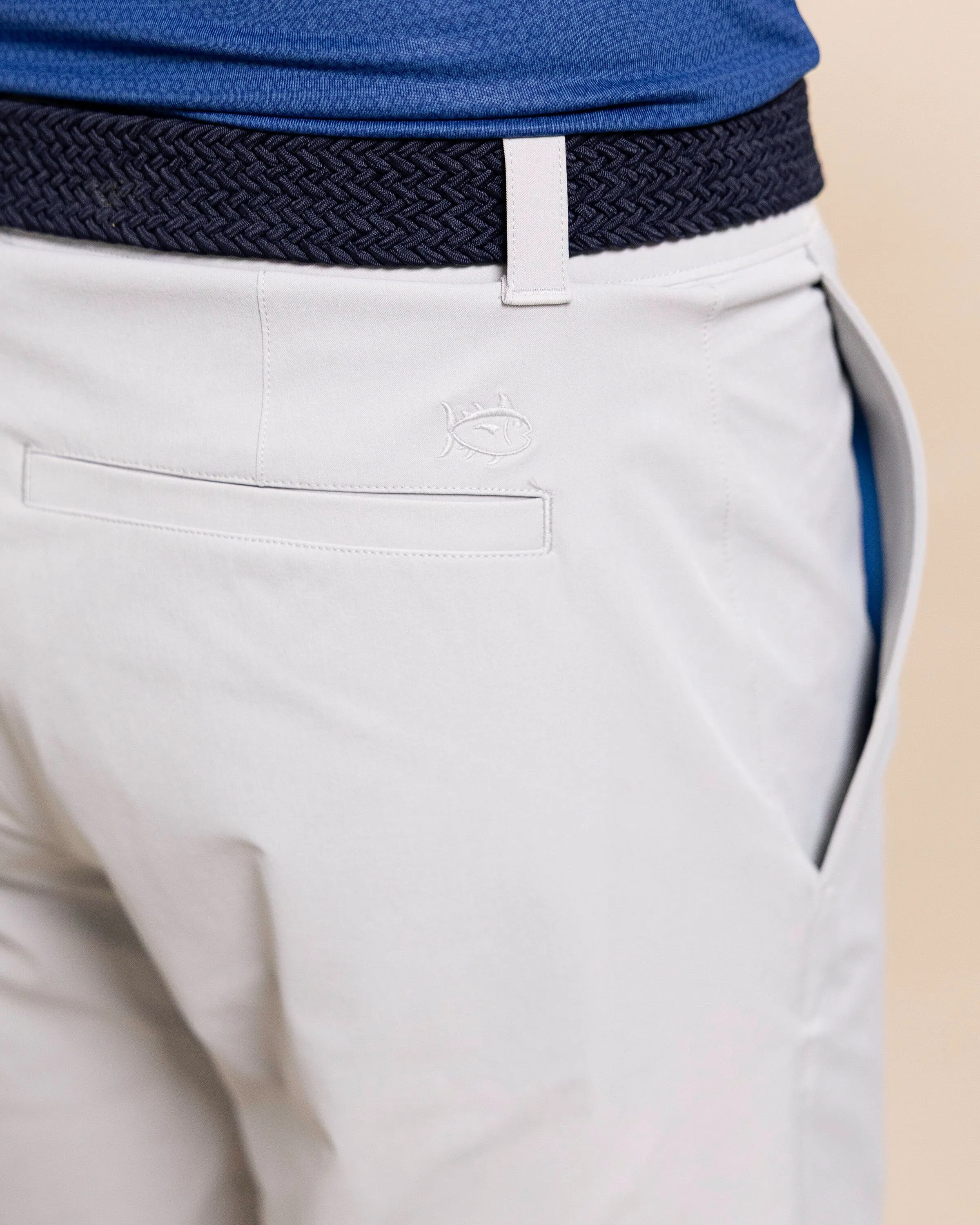 Birdie 8" Coastal Breeze® Performance Short - Seagull Grey sold by Southern Tide product image thumbnail 4