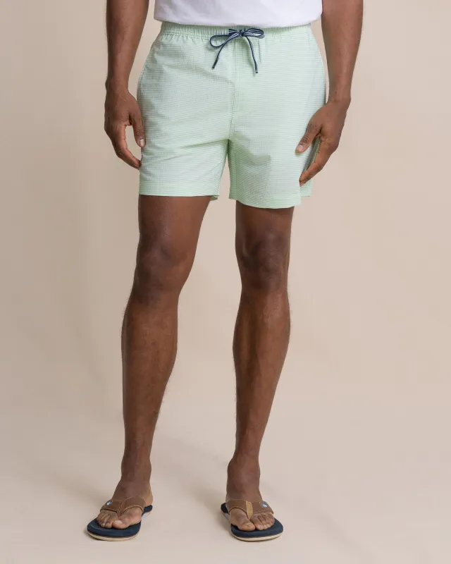 Seersucker Stripe Maritime Swim Trunk made by Southern Tide