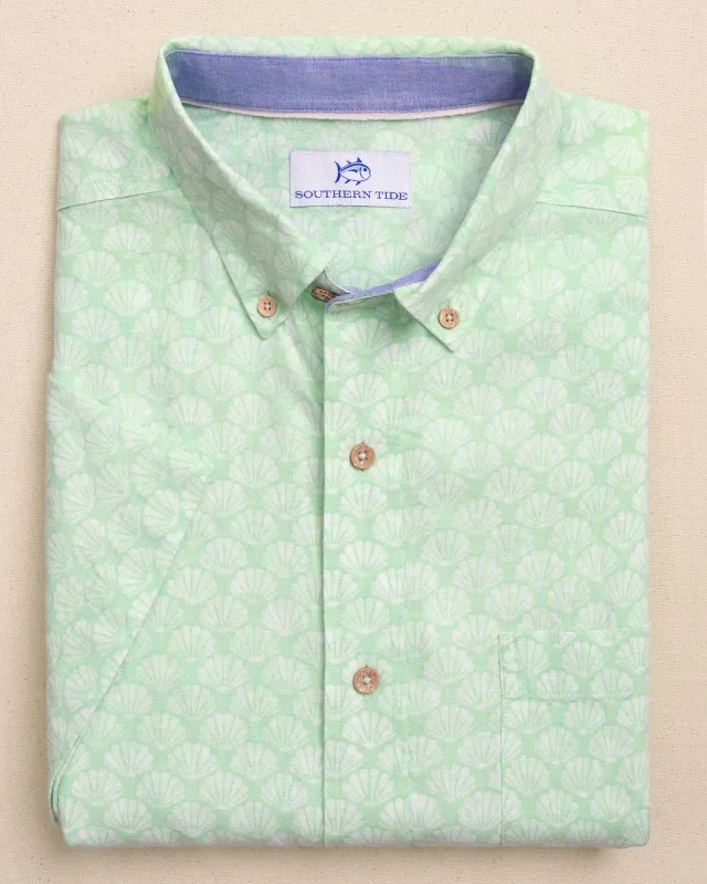 Seashell Cove Linen Rayon Short Sleeve Sport Shirt sold by Southern Tide