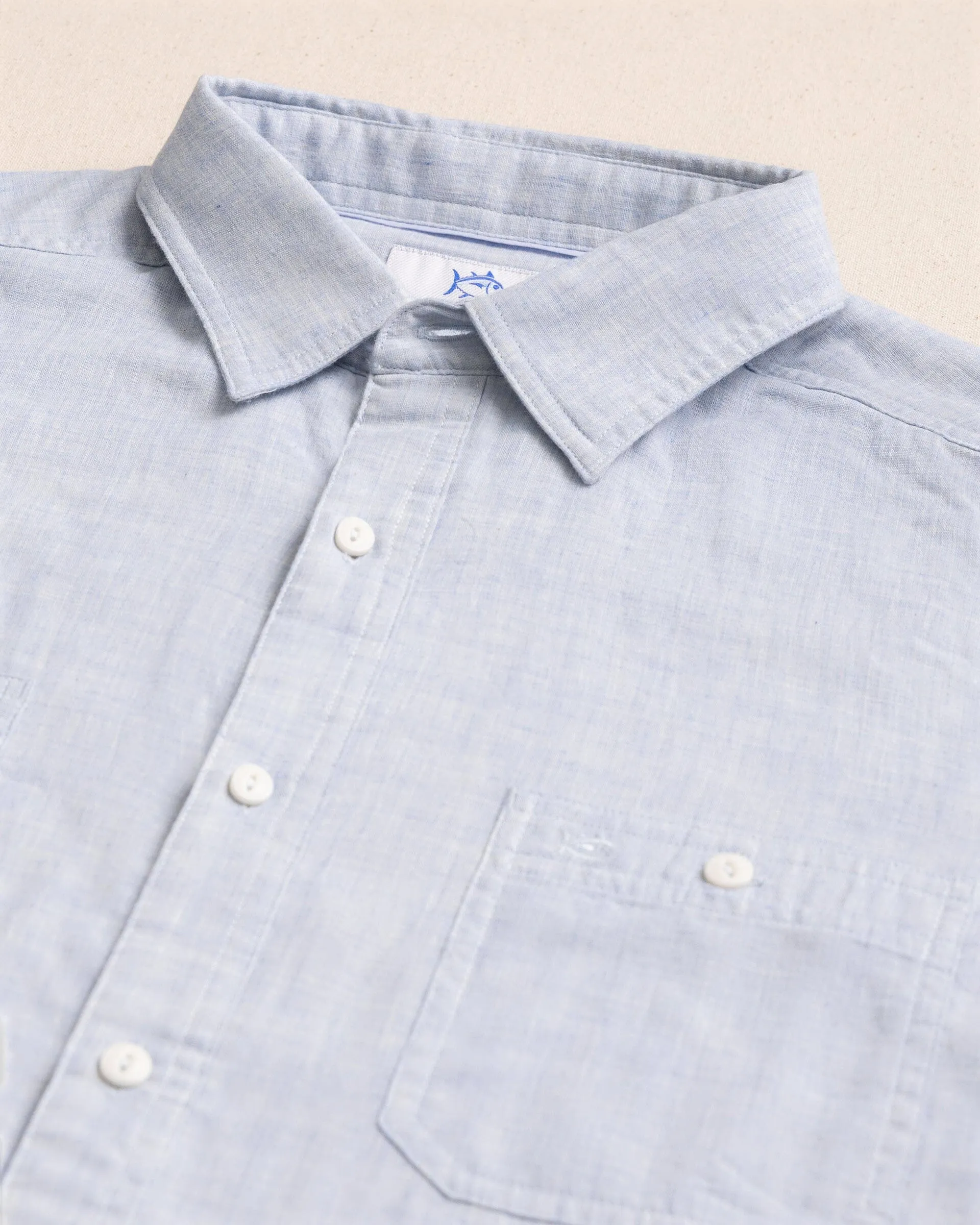 Berkeley Solid Double Cloth Sport Shirt sold by Southern Tide product image thumbnail 2