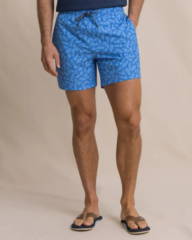 Pineapple Parade Maritime Swim Trunk sold by Southern Tide