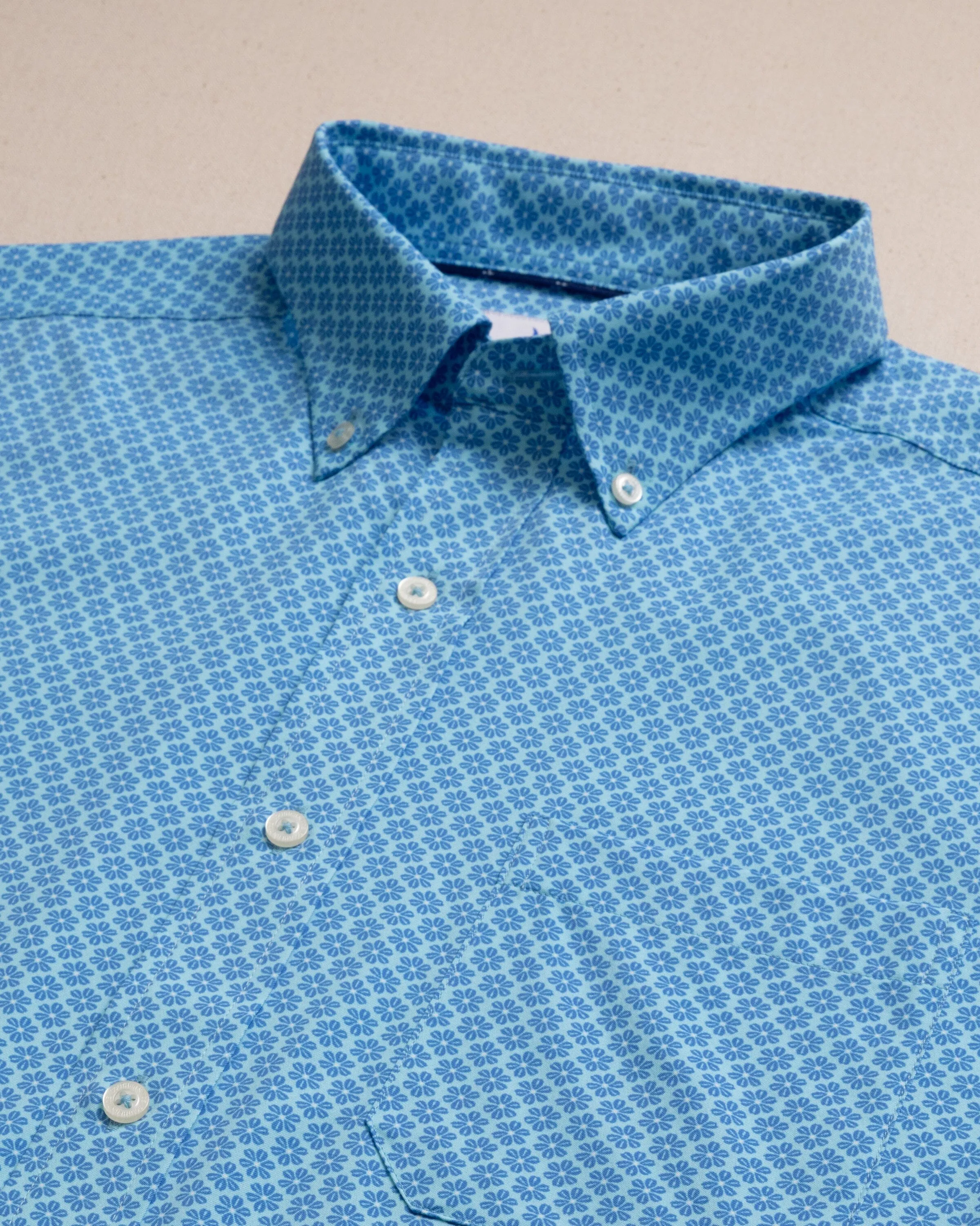 Flower Garden Coastal Breeze® Short Sleeve Sport Shirt sold by Southern Tide product image thumbnail 2
