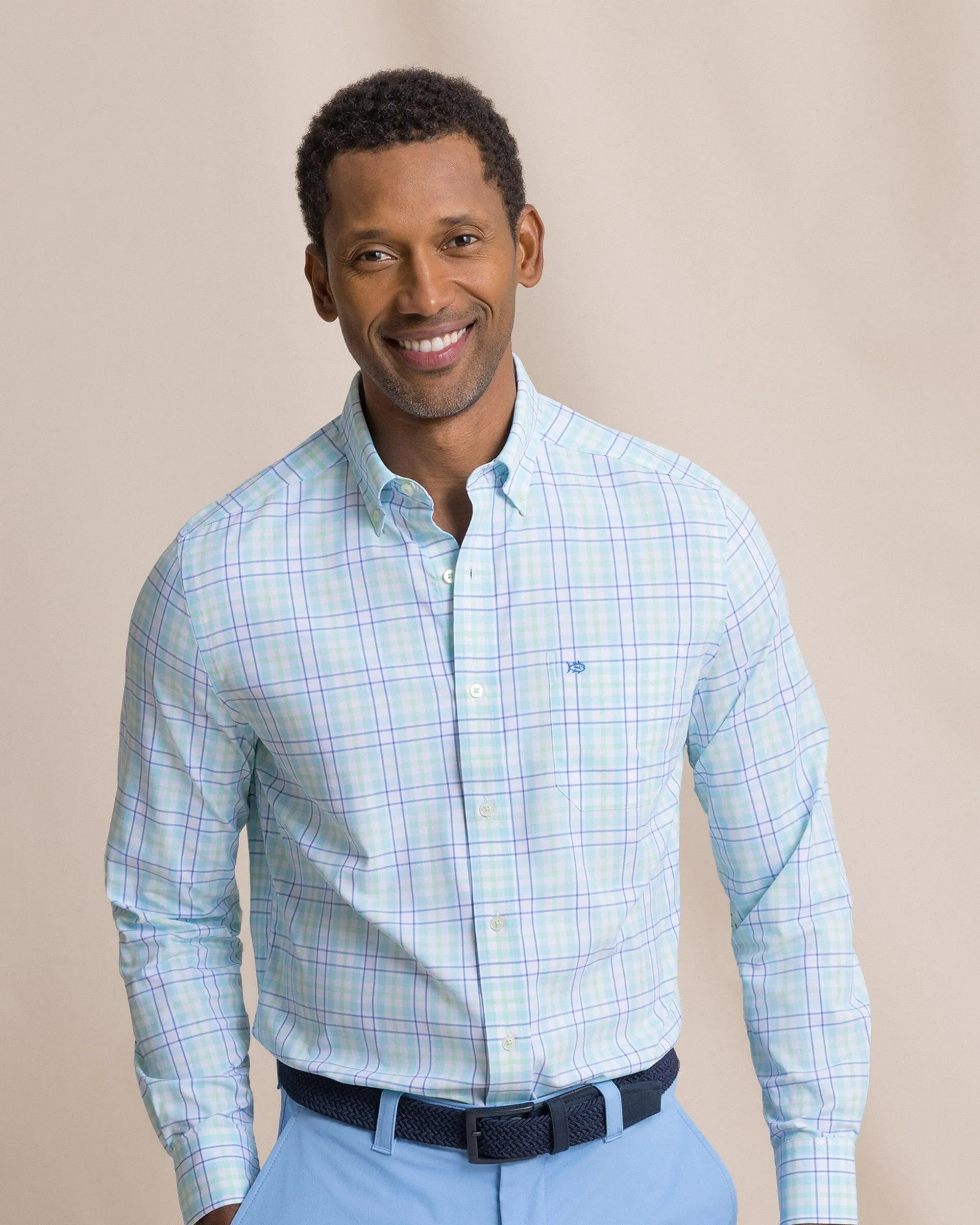 Master Plaid Coastal Breeze® Sport Shirt sold by Southern Tide product image thumbnail 5