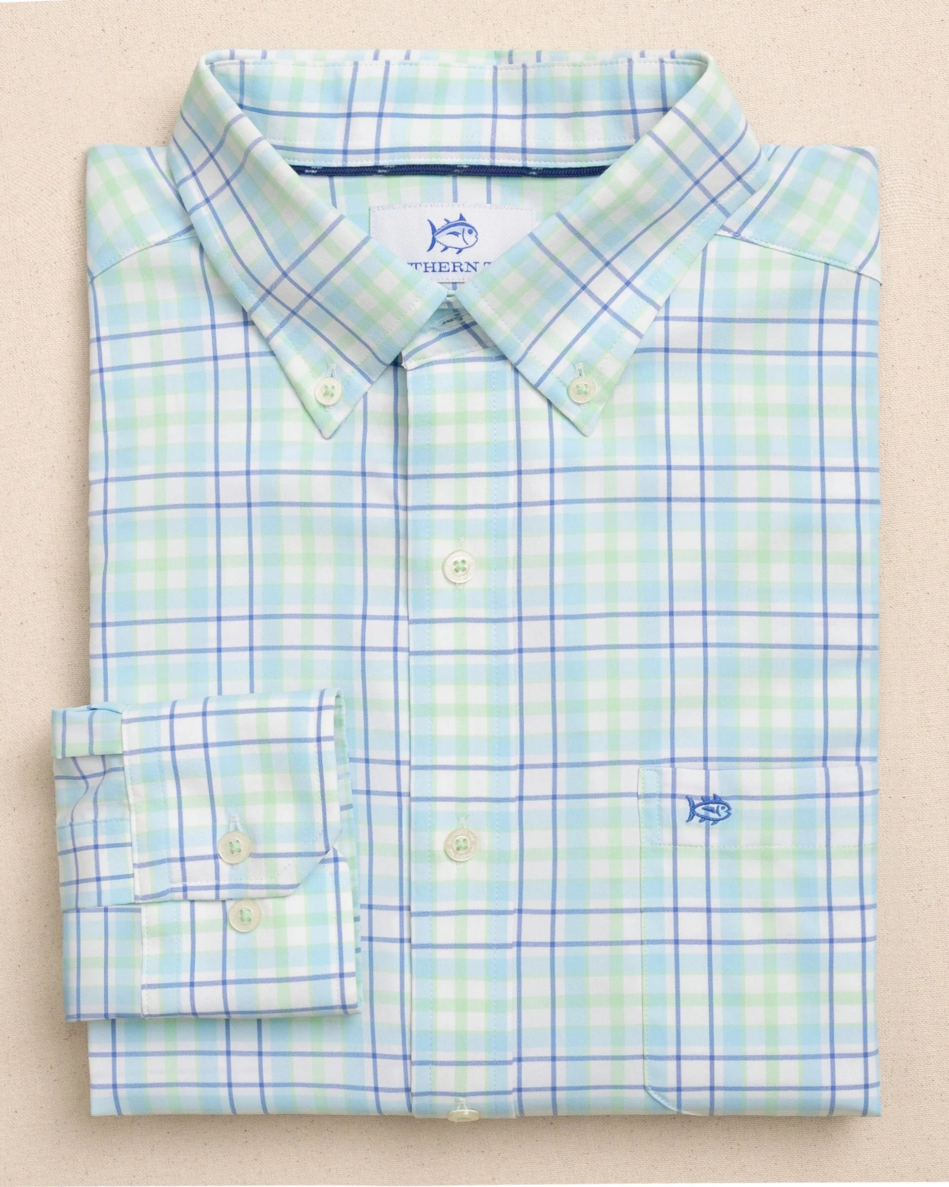 Master Plaid Coastal Breeze® Sport Shirt sold by Southern Tide product image thumbnail 3