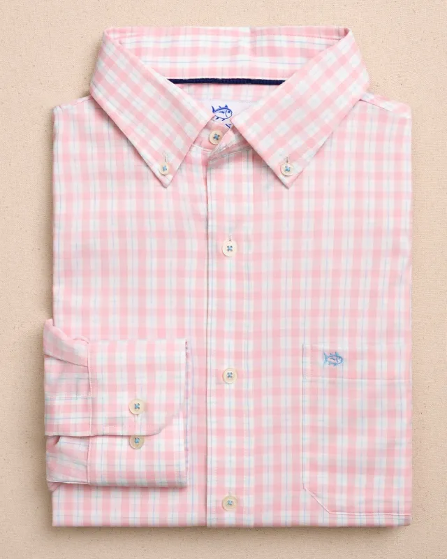 Precheck Plaid Coastal Breeze® Sport Shirt sold by Southern Tide