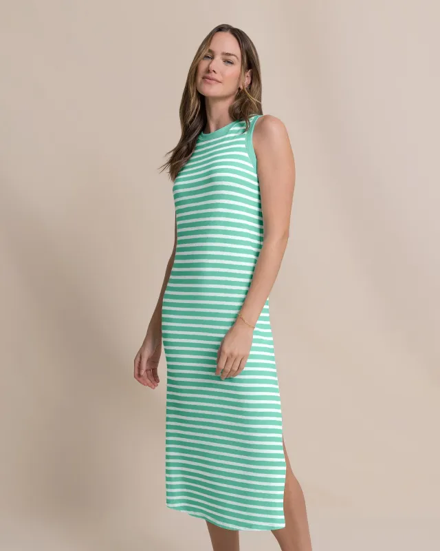 Ramona Stripe Midi Tank Dress made by Southern Tide