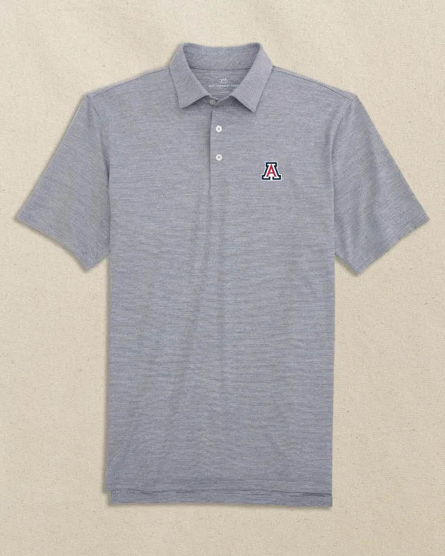 Arizona Wildcats Driver Spacedye Polo made by Southern Tide