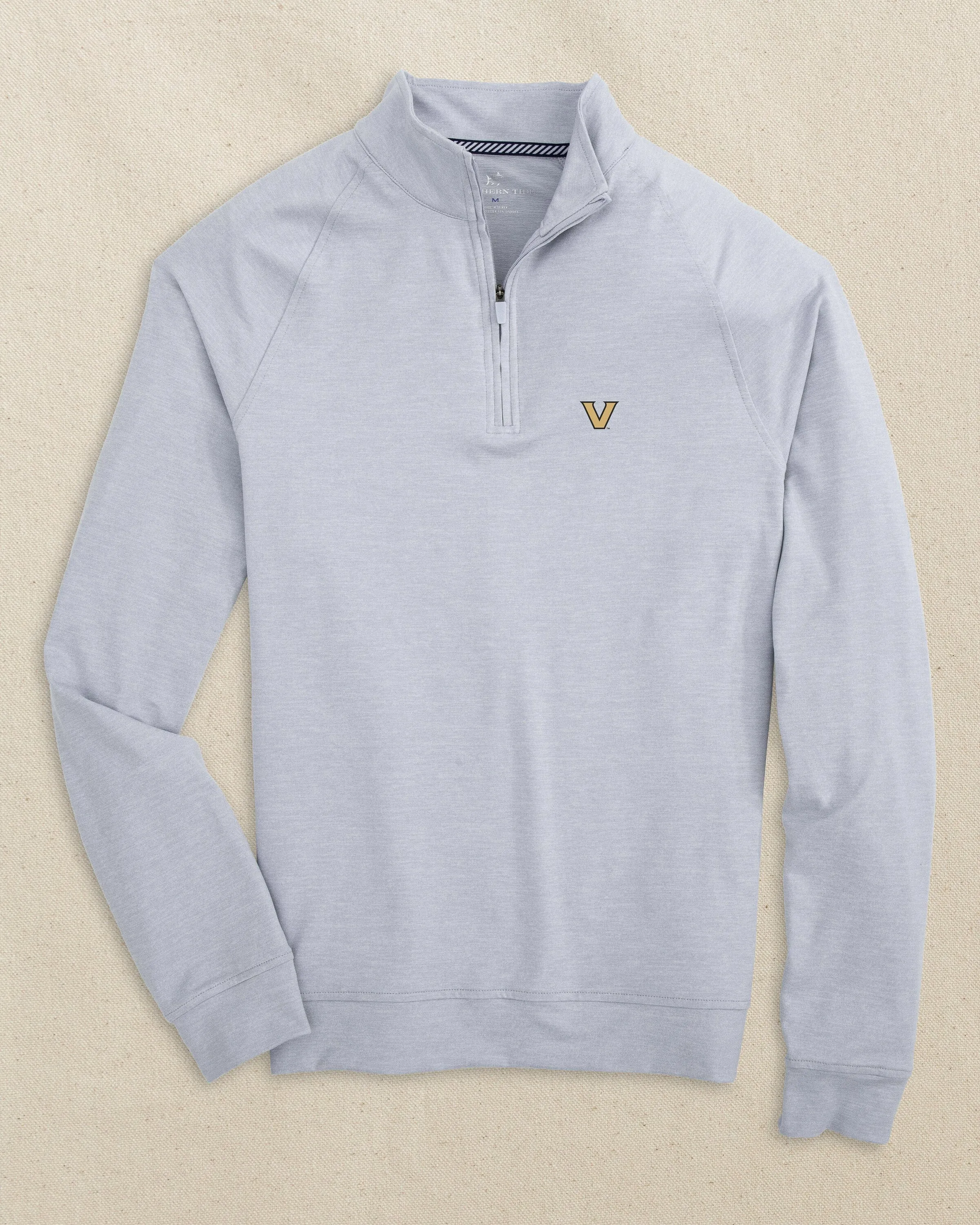 Vanderbilt Commodores Cruiser Quarter Zip sold by Southern Tide product image thumbnail 3