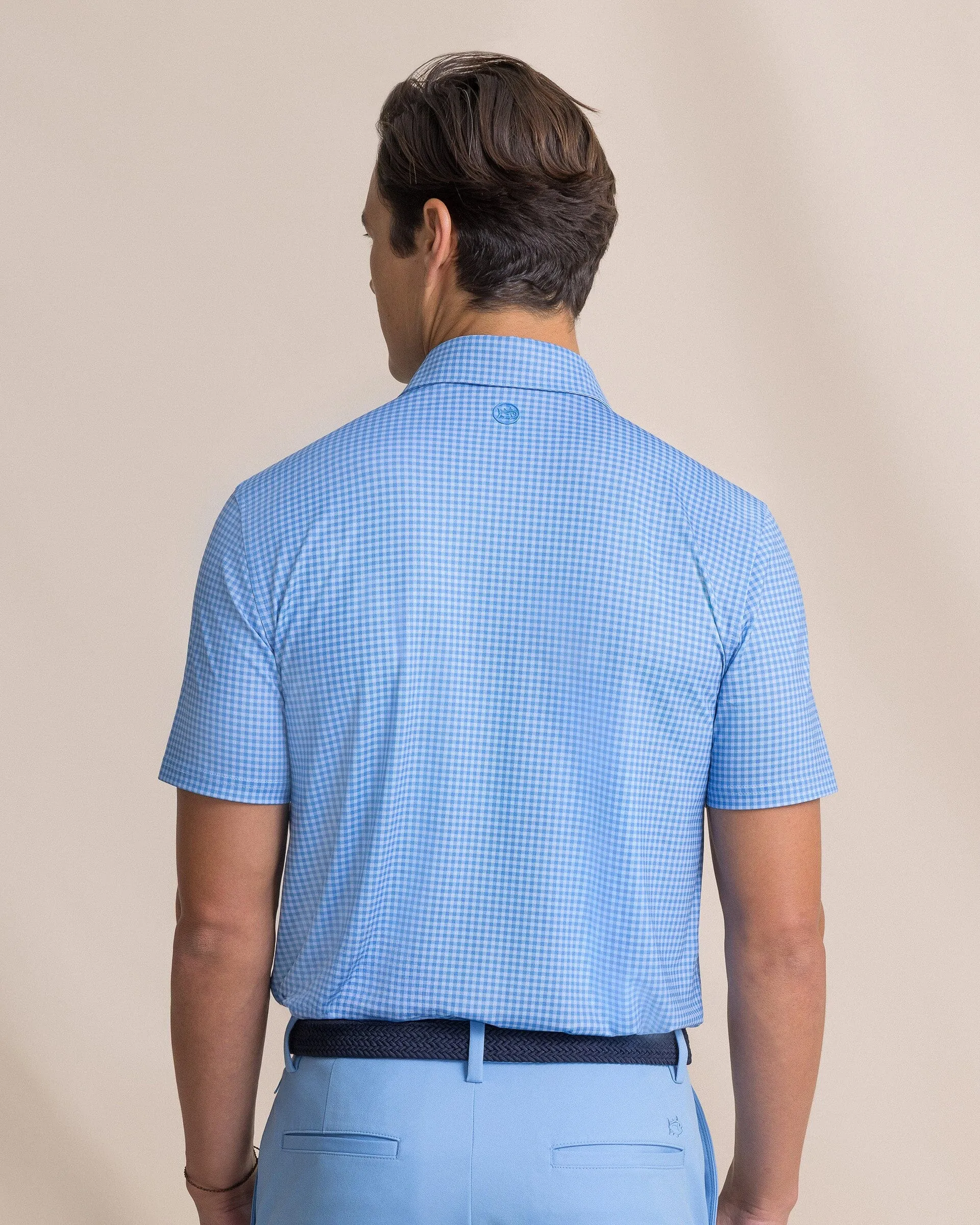 Driver Island View Gingham Printed Polo sold by Southern Tide product image thumbnail 5