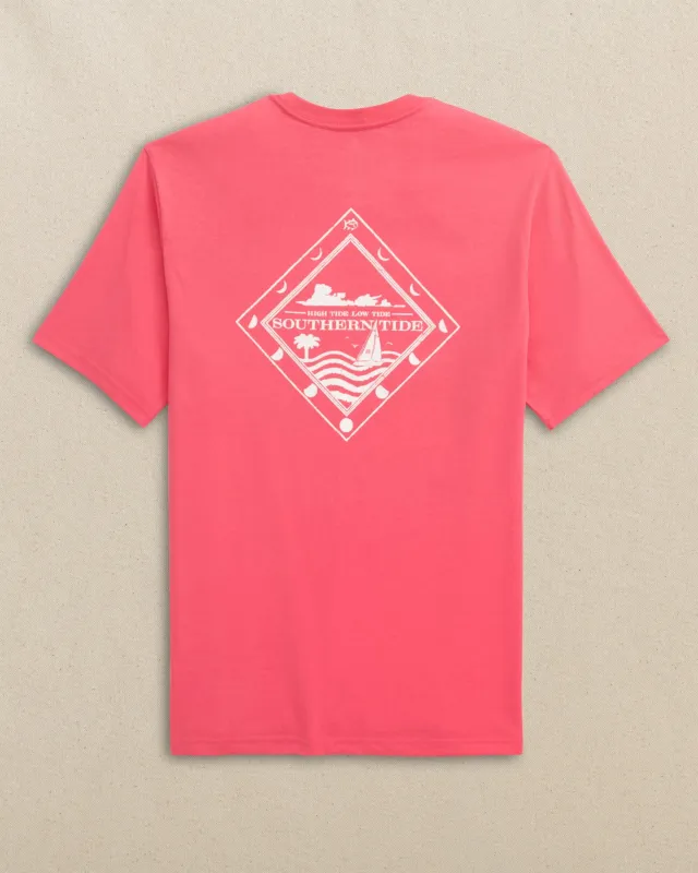 High Tide Low Tide Short Sleeve T-Shirt made by Southern Tide