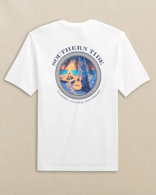 Guitar Bonfire Short Sleeve T-Shirt made by Southern Tide