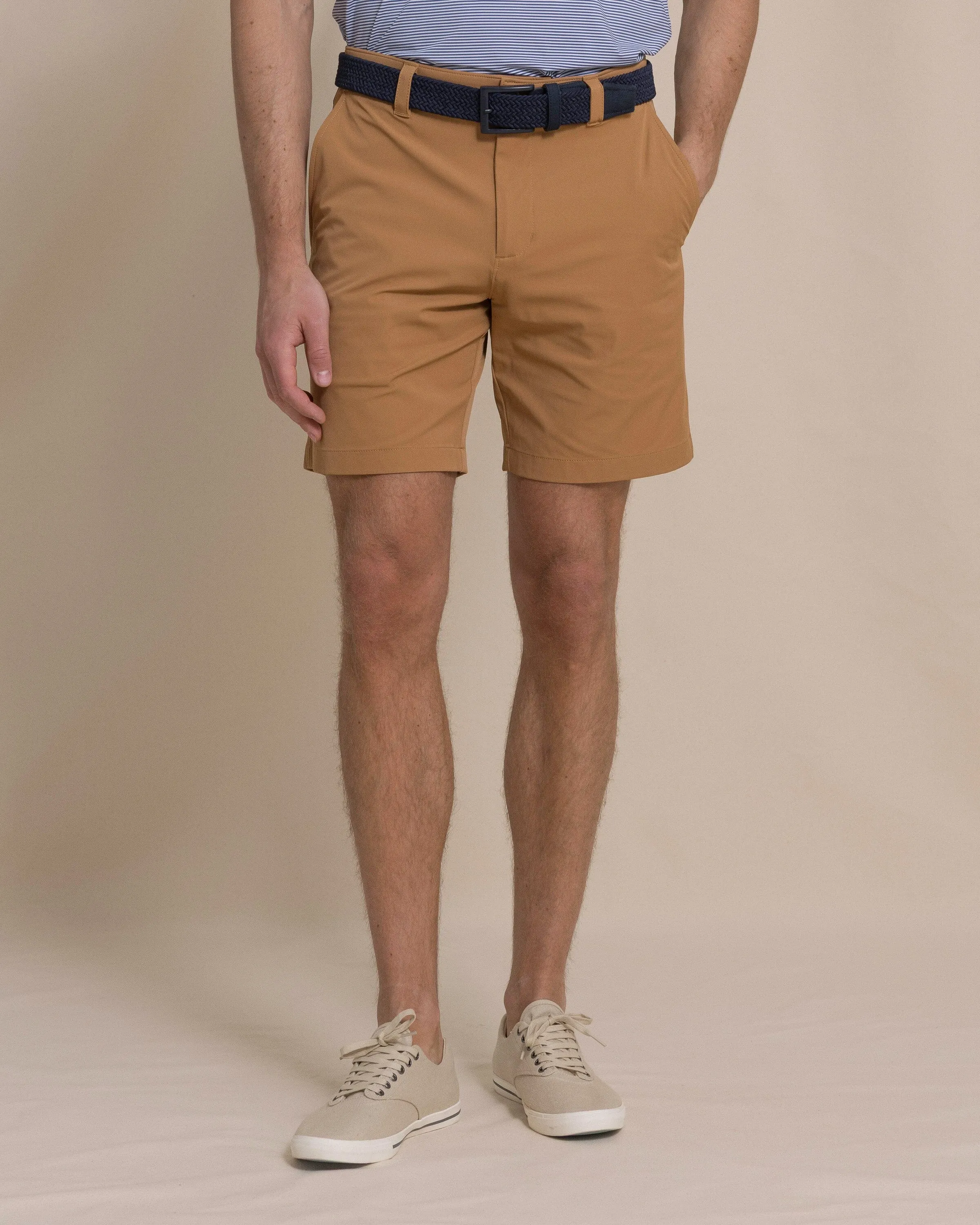 brrr°®-die 8" Performance Short - Hazelnut Khaki sold by Southern Tide