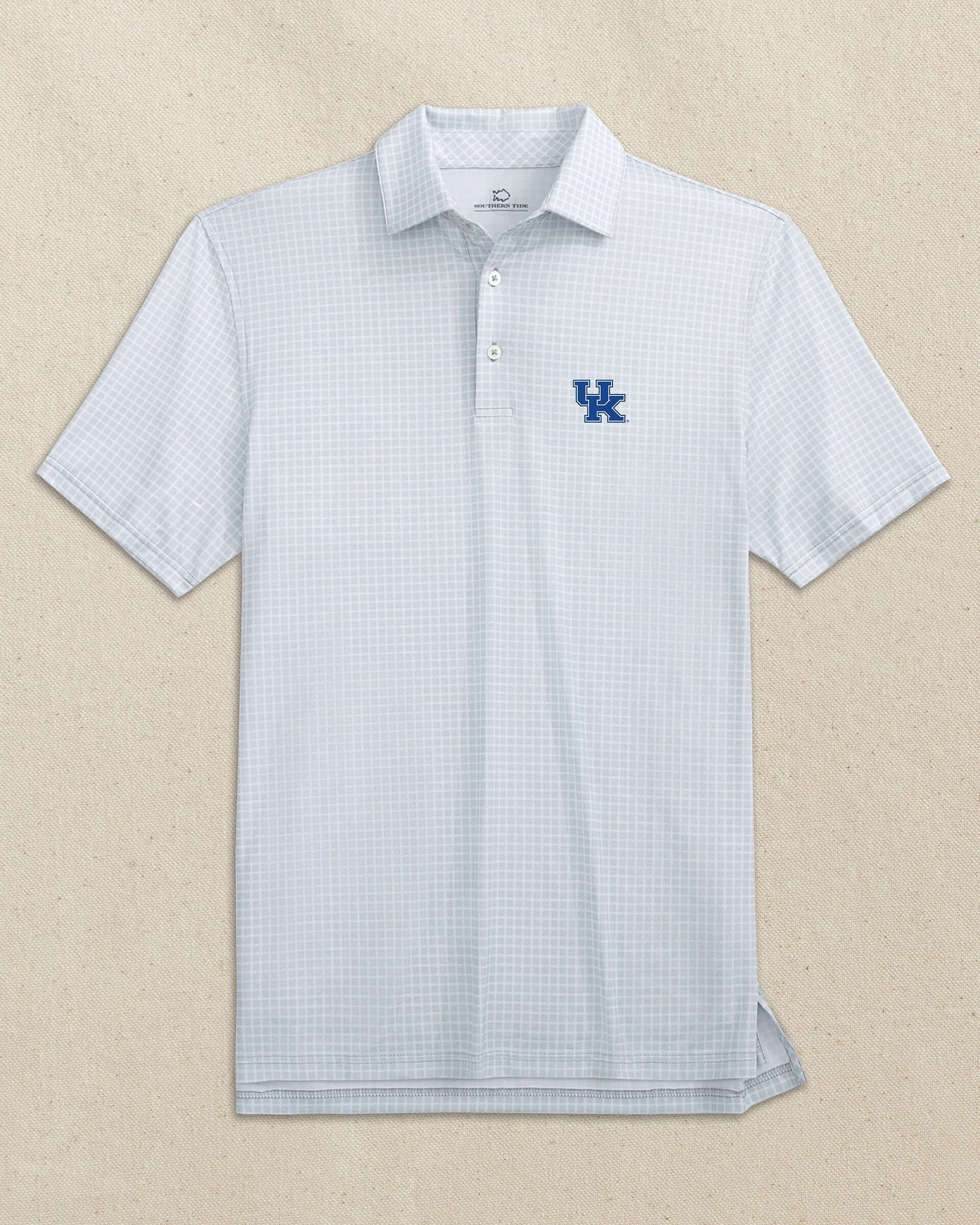 Kentucky Wildcats Driver Dunes Edge Plaid Polo sold by Southern Tide product image thumbnail 3