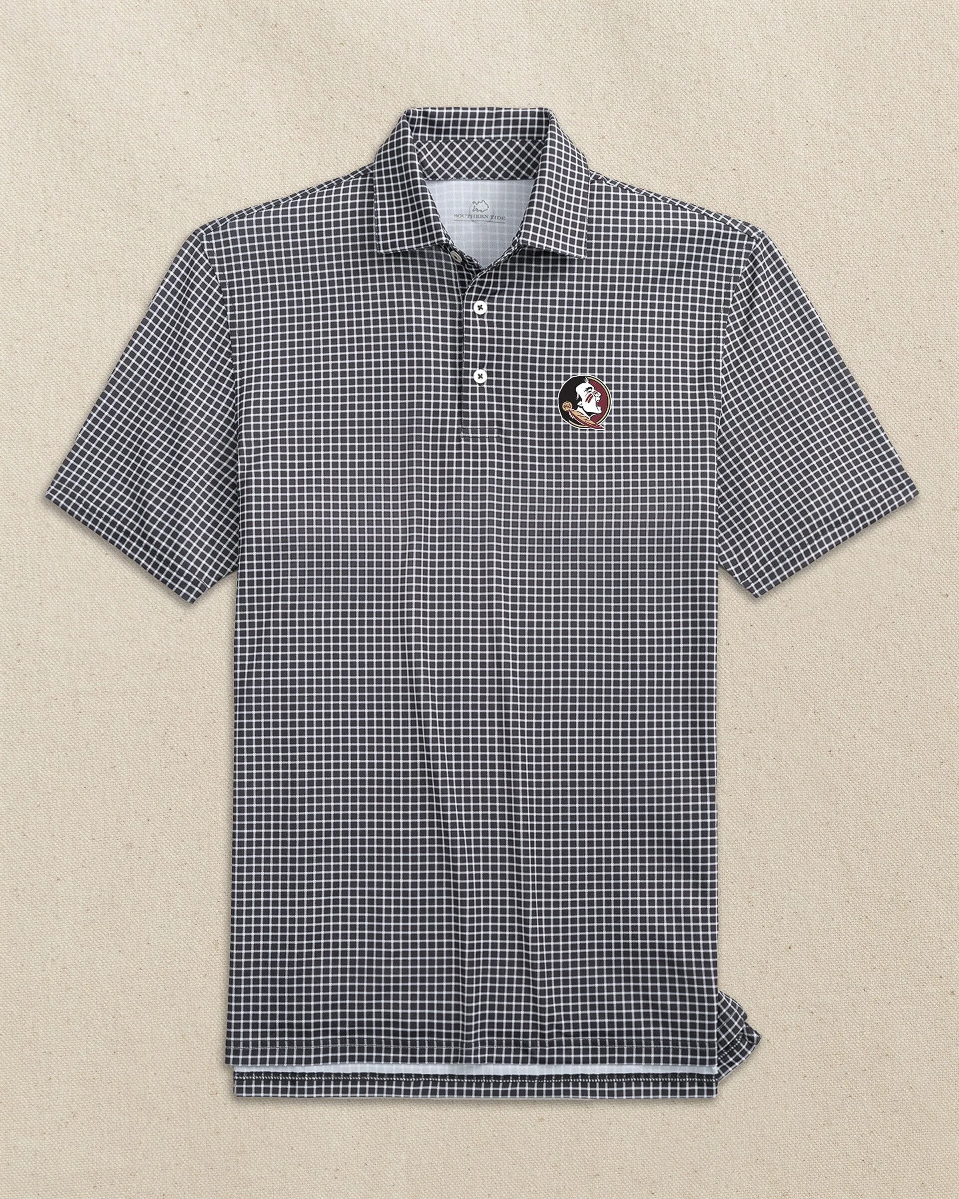 FSU Seminoles Driver Dunes Edge Plaid Polo sold by Southern Tide product image thumbnail 4