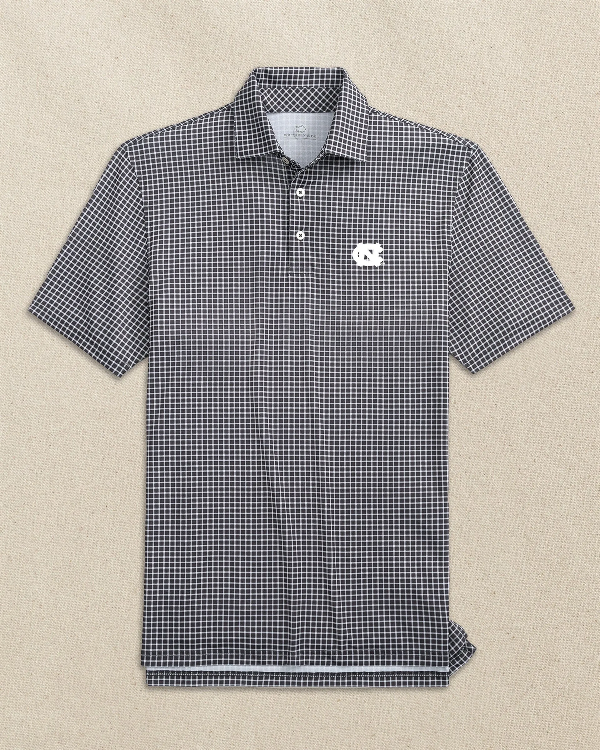 UNC Tar Heels Driver Dunes Edge Plaid Polo sold by Southern Tide product image thumbnail 5