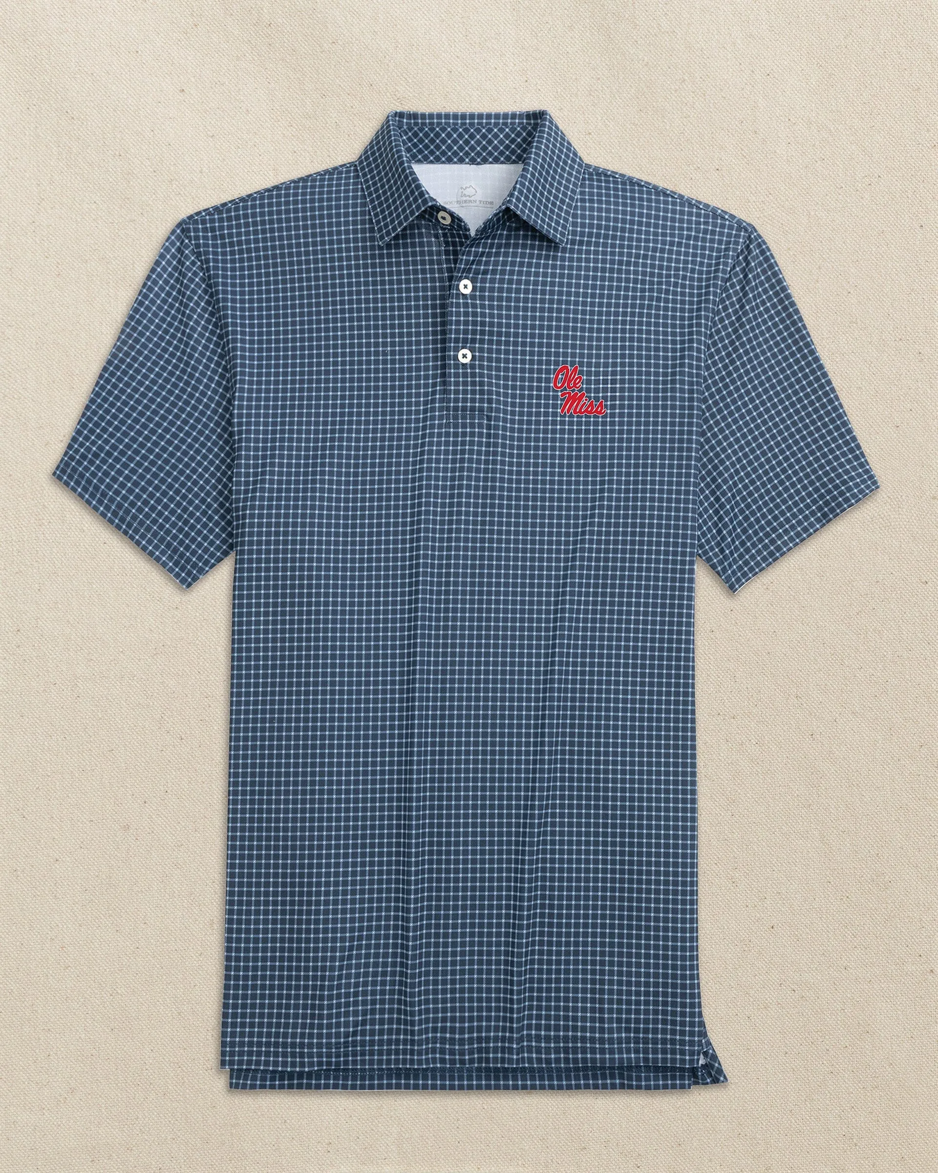 Ole Miss Rebels Driver Dunes Edge Plaid Polo sold by Southern Tide product image thumbnail 5