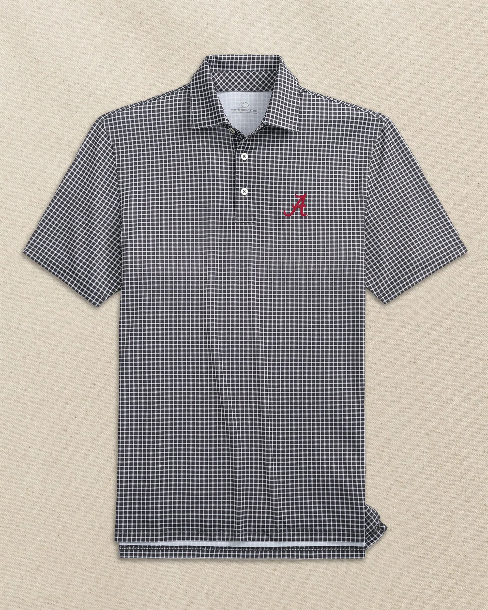 Alabama Crimson Tide Driver Dunes Edge Plaid Polo sold by Southern Tide product image thumbnail 5