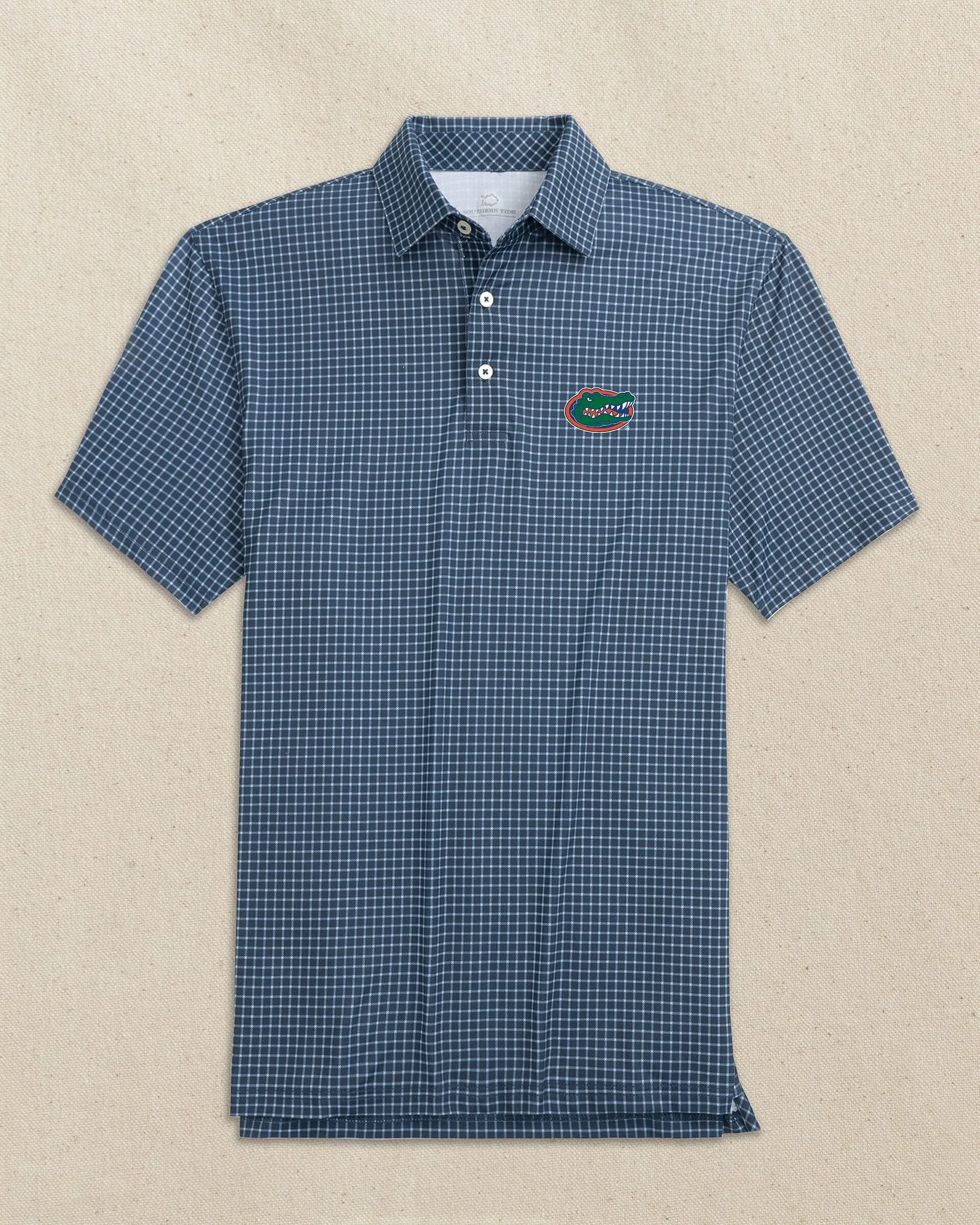 Florida Gators Driver Dunes Edge Plaid Polo sold by Southern Tide product image thumbnail 5