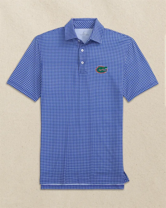 Florida Gators Driver Dunes Edge Plaid Polo made by Southern Tide