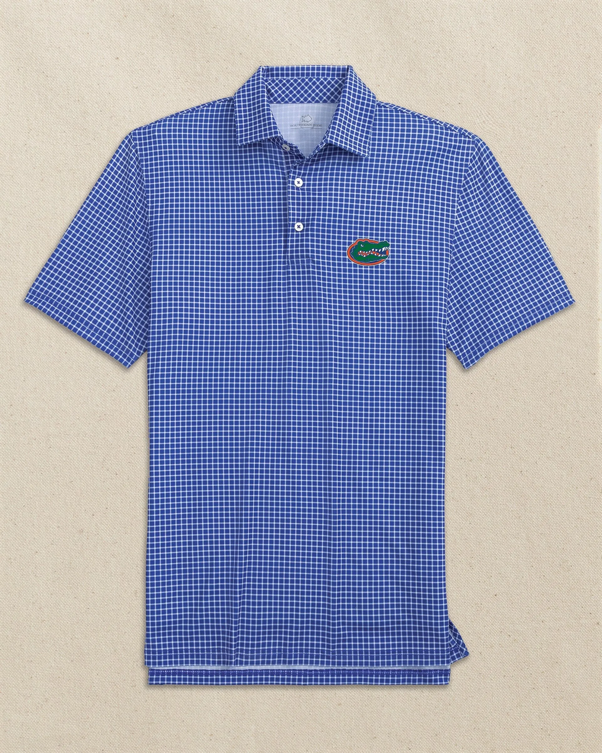 Florida Gators Driver Dunes Edge Plaid Polo sold by Southern Tide product image thumbnail 2