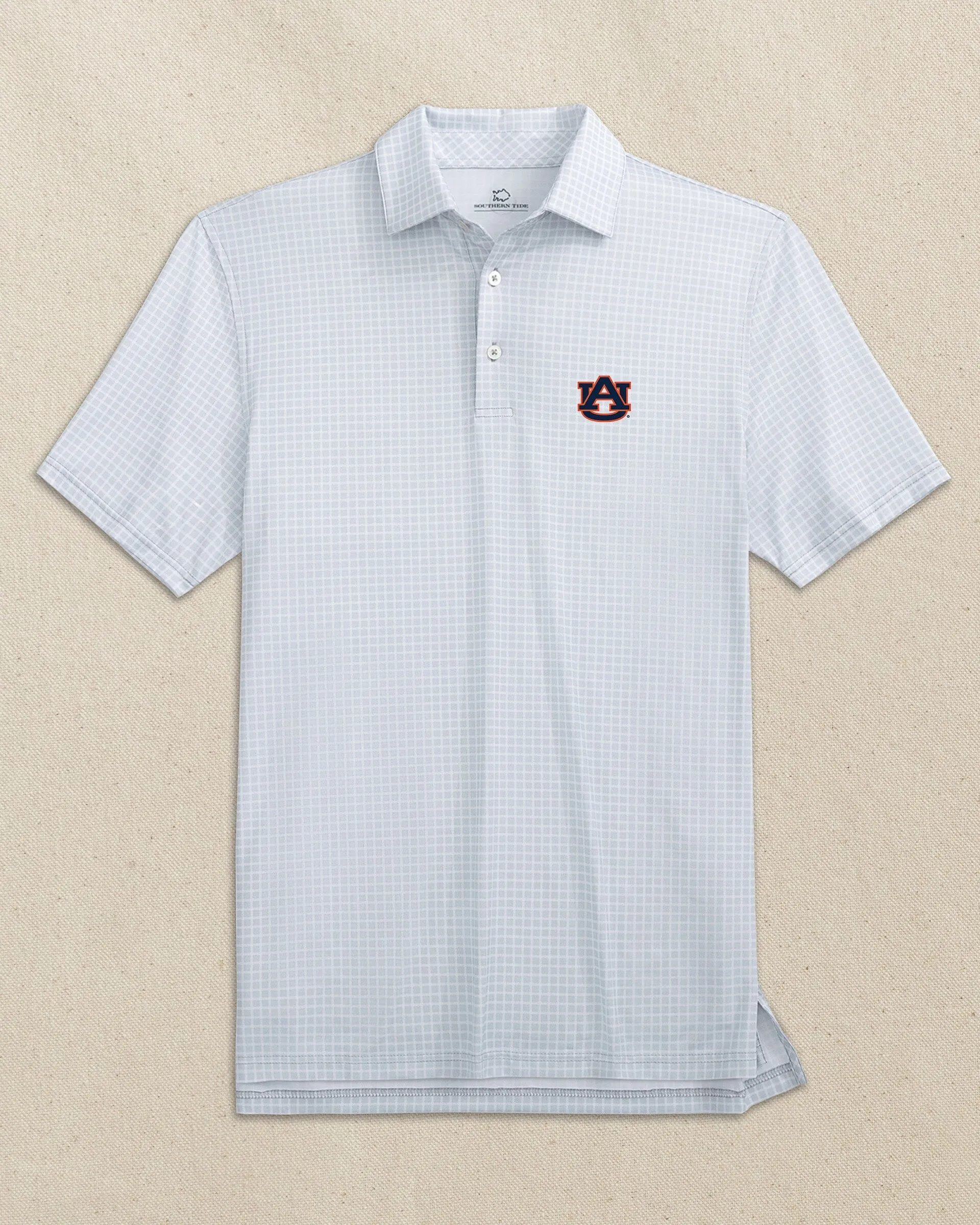 Auburn Tigers Driver Dunes Edge Plaid Polo sold by Southern Tide product image thumbnail 4