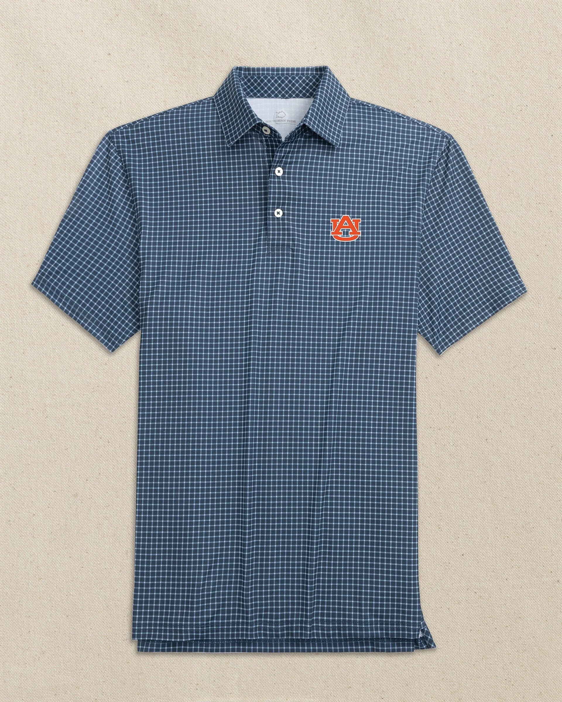 Auburn Tigers Driver Dunes Edge Plaid Polo sold by Southern Tide product image thumbnail 2