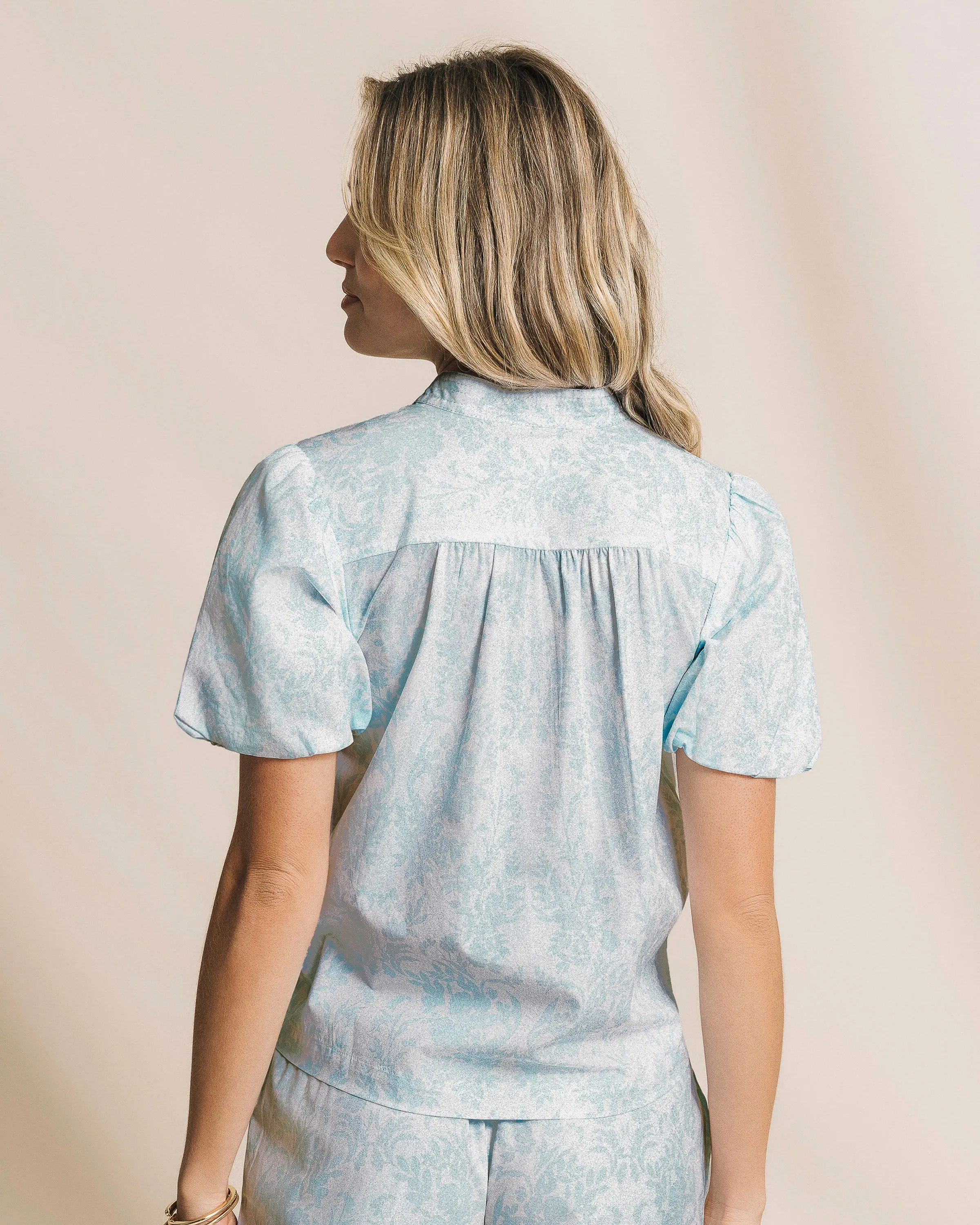 Cassia Bubble Sleeve Top sold by Southern Tide product image thumbnail 5