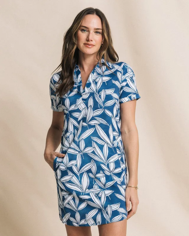 Kamryn Printed Coastal Breeze® Performance Dress made by Southern Tide