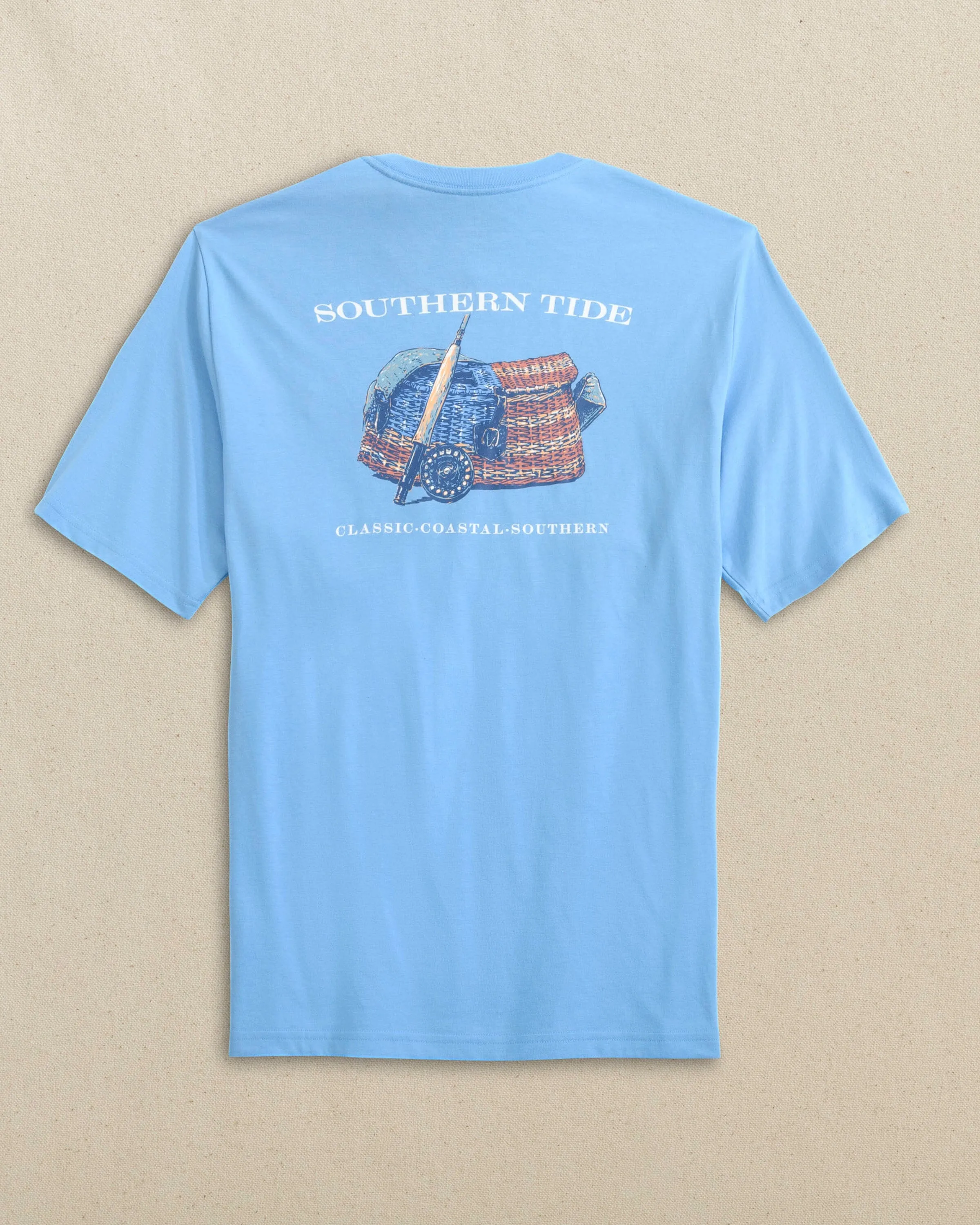 Americana Trout Basket Short Sleeve T-Shirt sold by Southern Tide