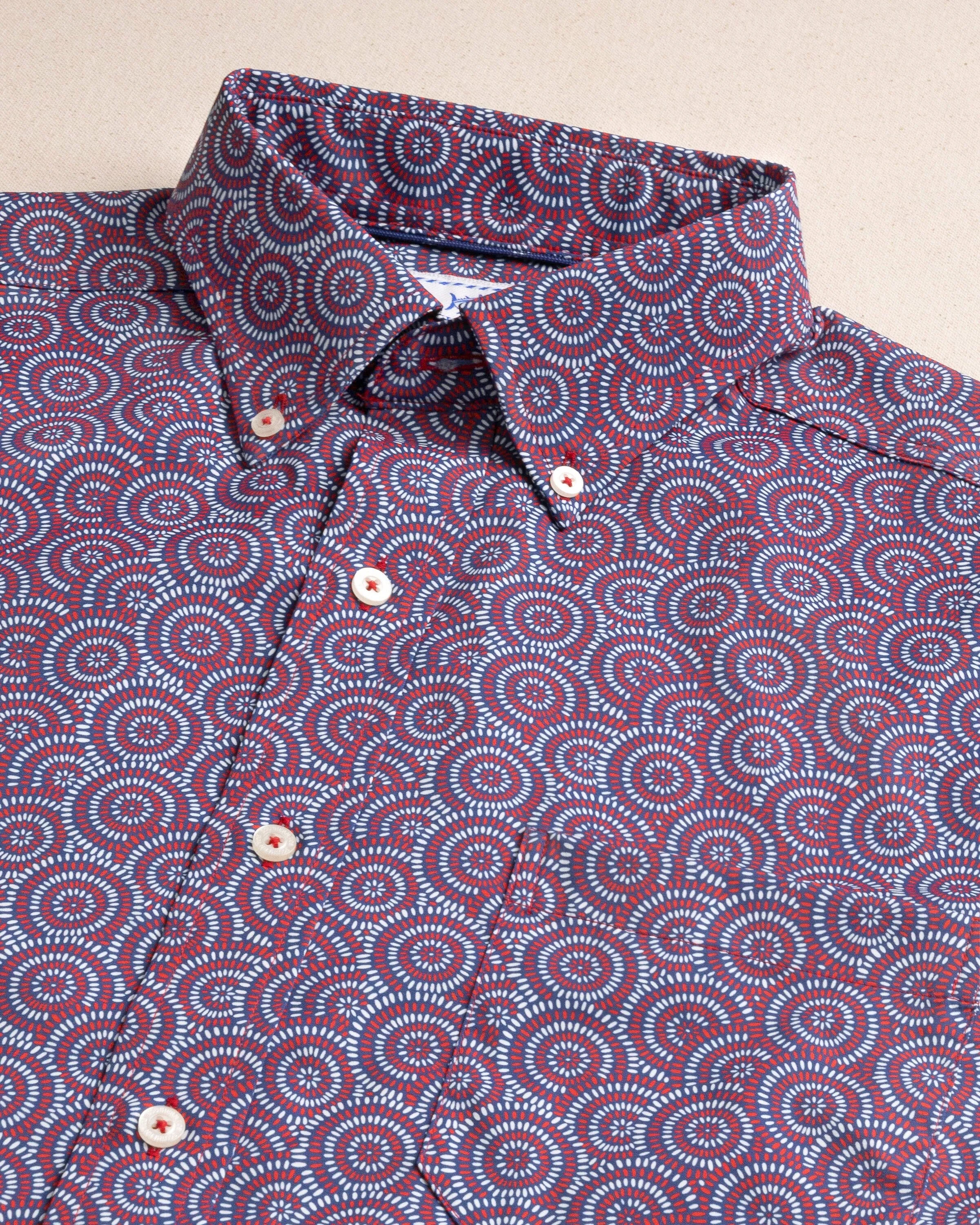 Fireworks Coastal Breeze® Short Sleeve Sport Shirt sold by Southern Tide product image thumbnail 3