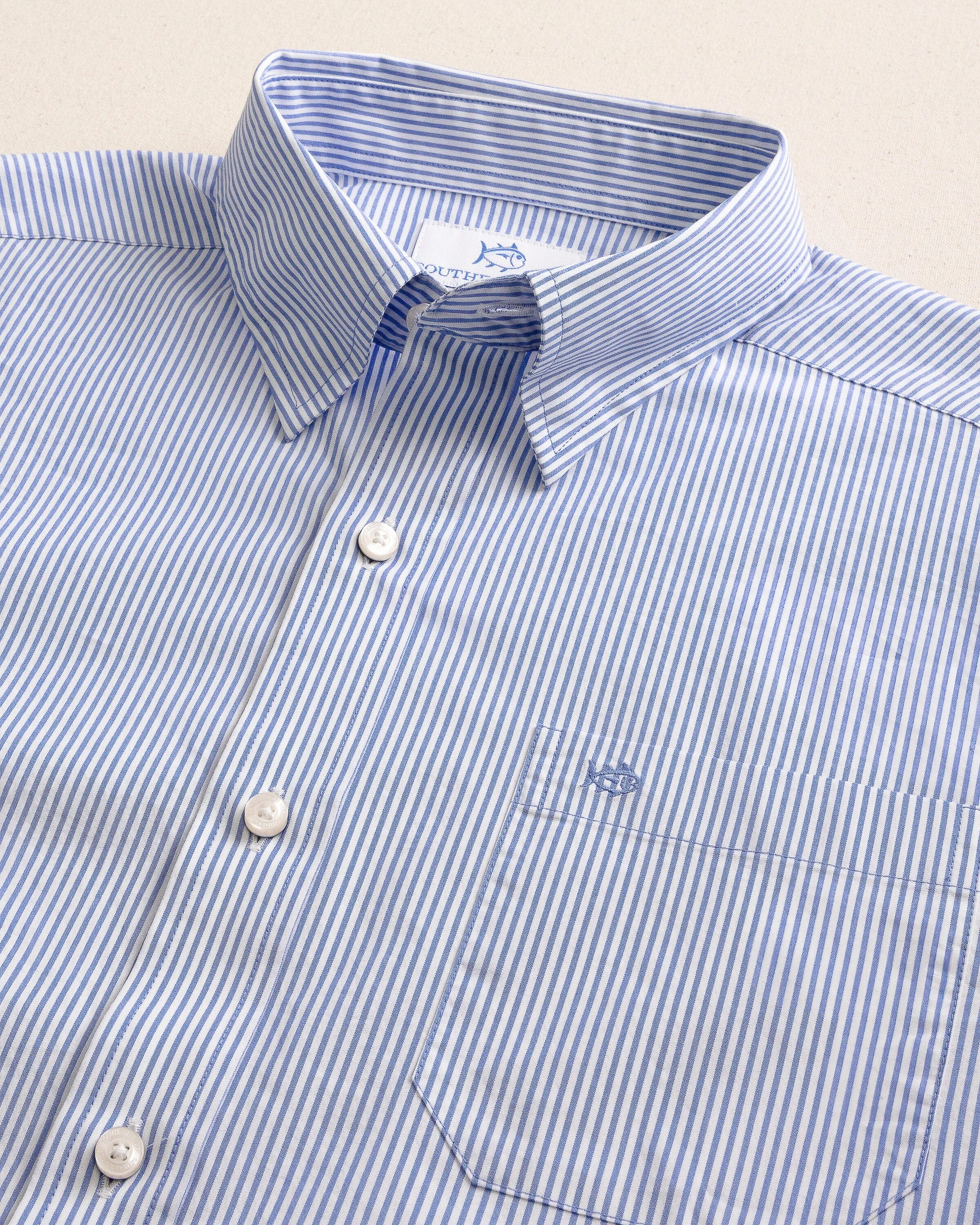 Charleston Granby Stripe Embroidered Sport Shirt sold by Southern Tide product image thumbnail 2