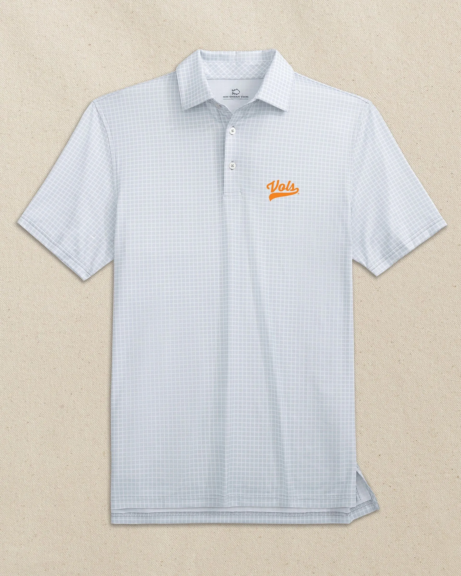 Tennessee Vols Script Driver Dunes Edge Plaid Polo sold by Southern Tide product image thumbnail 2