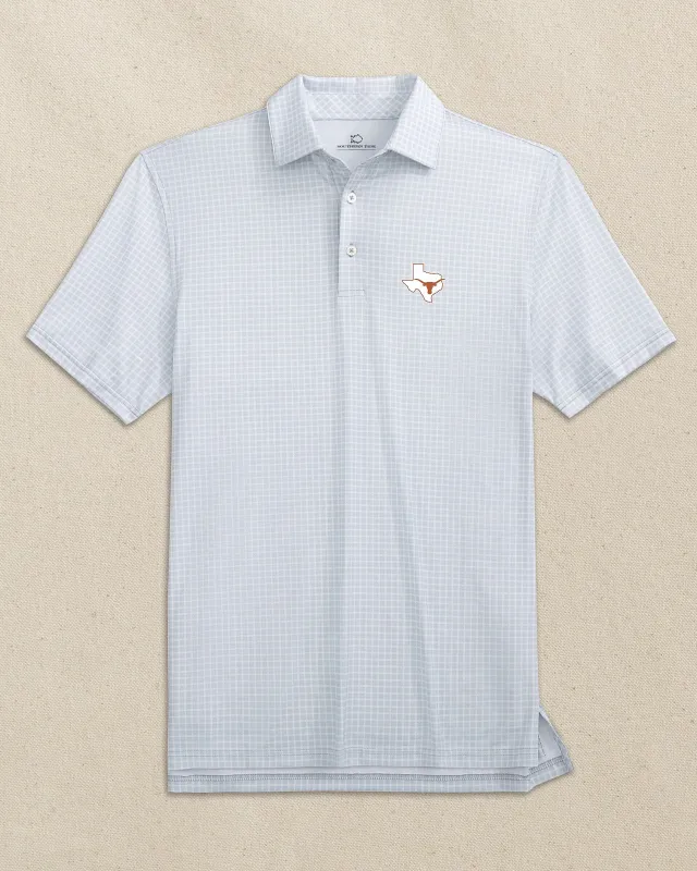 Texas Longhorns State Driver Dunes Edge Plaid Polo made by Southern Tide