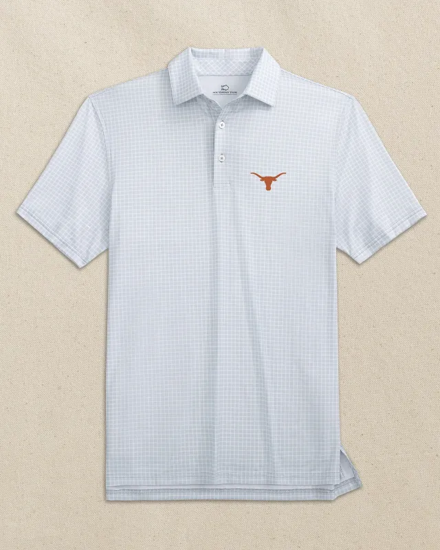 Texas Longhorns Driver Dunes Edge Plaid Polo made by Southern Tide