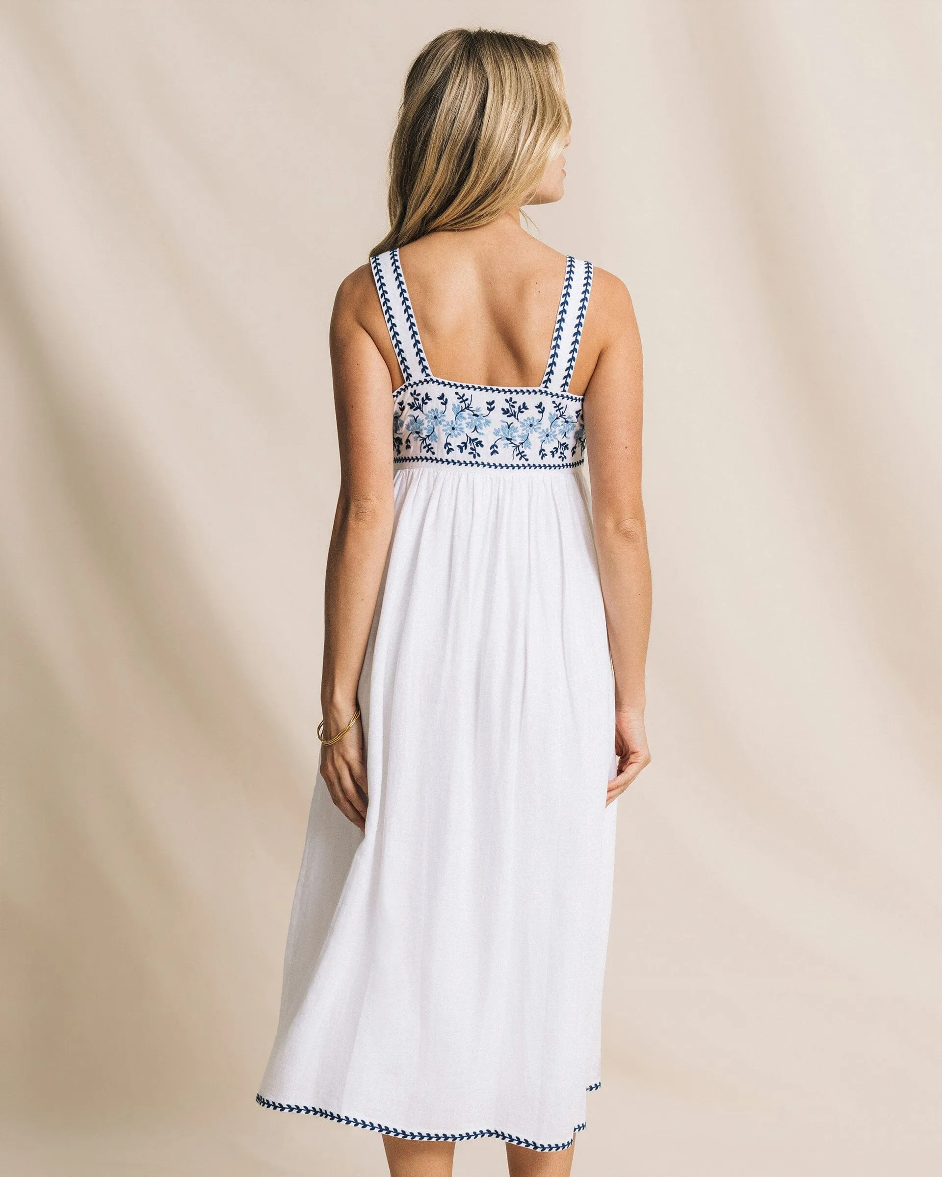 Erilyn Embroidered Midi Dress sold by Southern Tide product image thumbnail 2