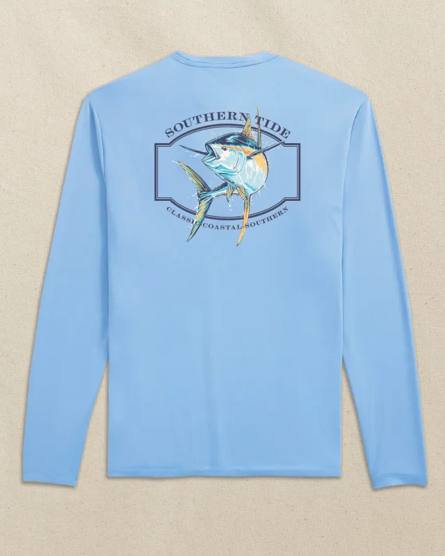 Yellowfin Frame Long Sleeve Performance T-Shirt made by Southern Tide