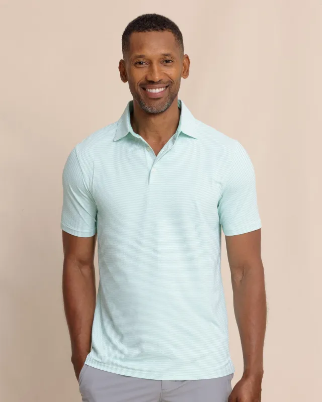 brrr°®-eeze Meadowbrook Stripe Polo - Garden Grove made by Southern Tide
