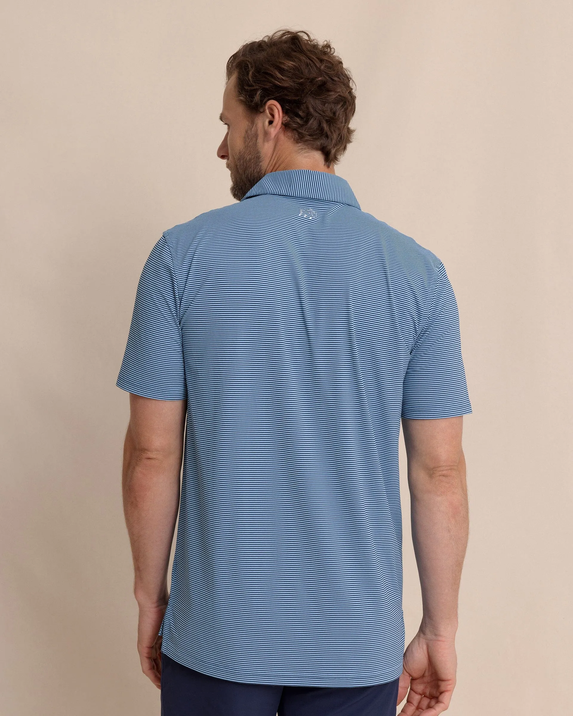 brrr°®-eeze Meadowbrook Stripe Polo - Ocean Channel sold by Southern Tide product image thumbnail 5
