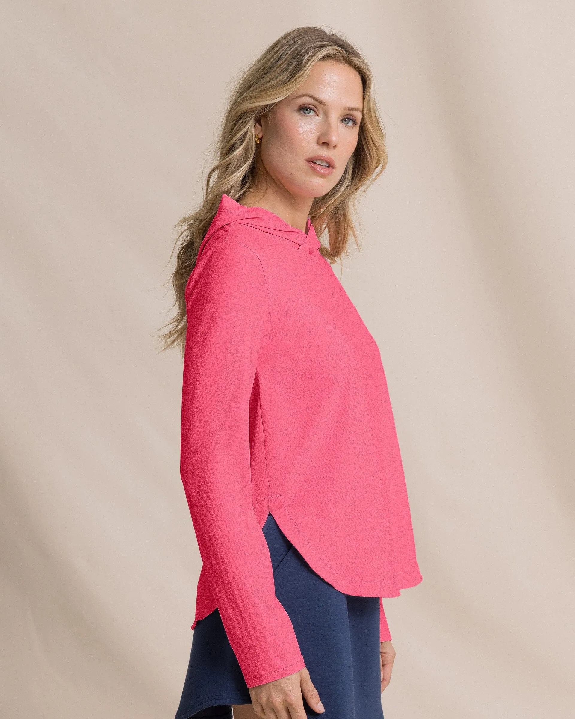Linley Coastal Breeze® Performance Hoodie - Island Pink sold by Southern Tide product image thumbnail 5