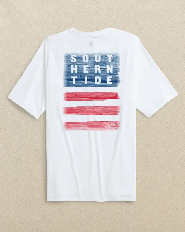 Wooden Flag brrr°®-illiant Short Sleeve Performance T-Shirt made by Southern Tide