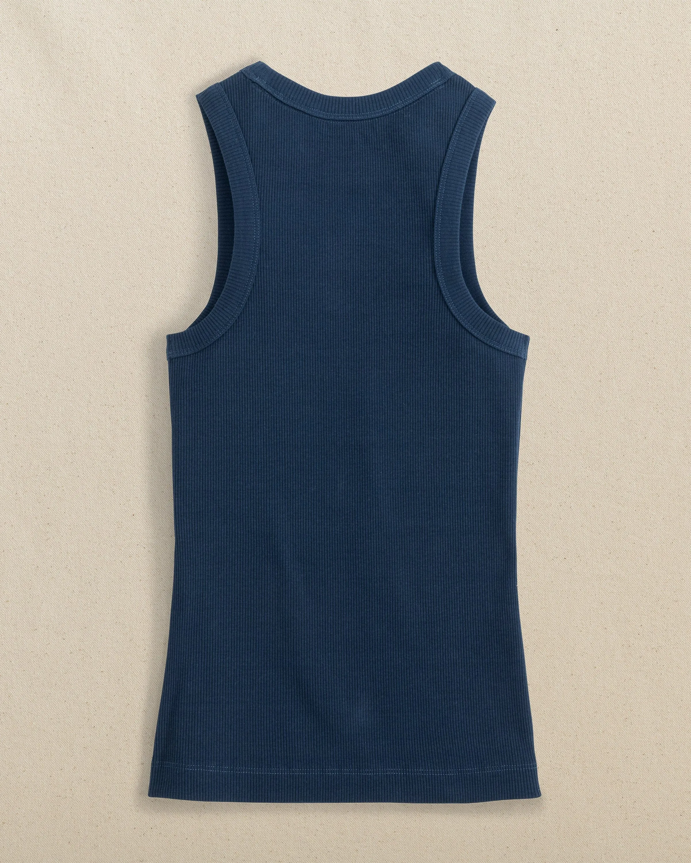 Ryan Solid Rib Tank - Dress Blue sold by Southern Tide product image thumbnail 2