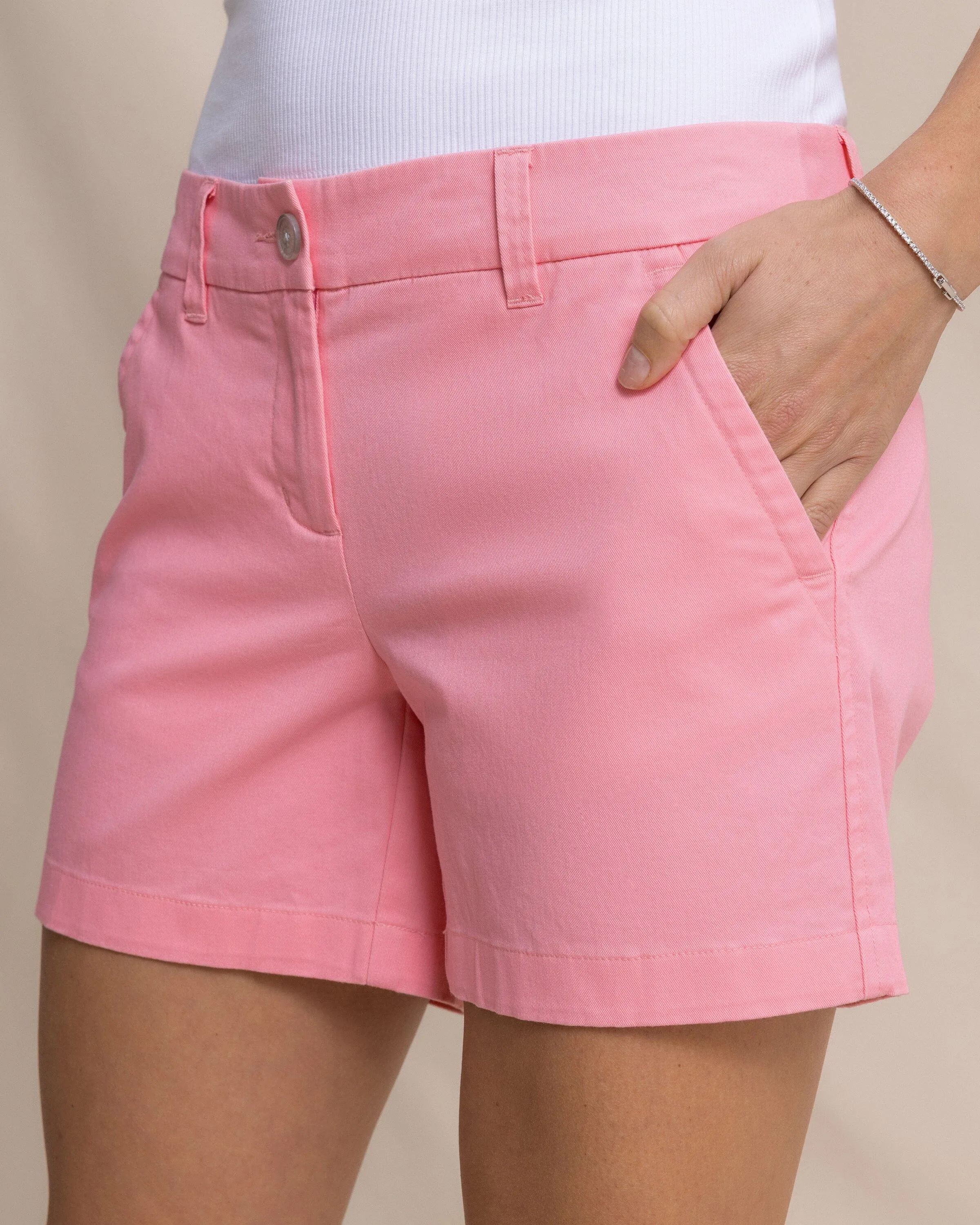 5" Caroline Short - Sea Pink sold by Southern Tide product image thumbnail 3