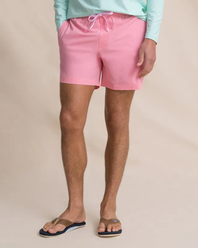 Solid Maritime Swim Trunk - Sea Pink made by Southern Tide