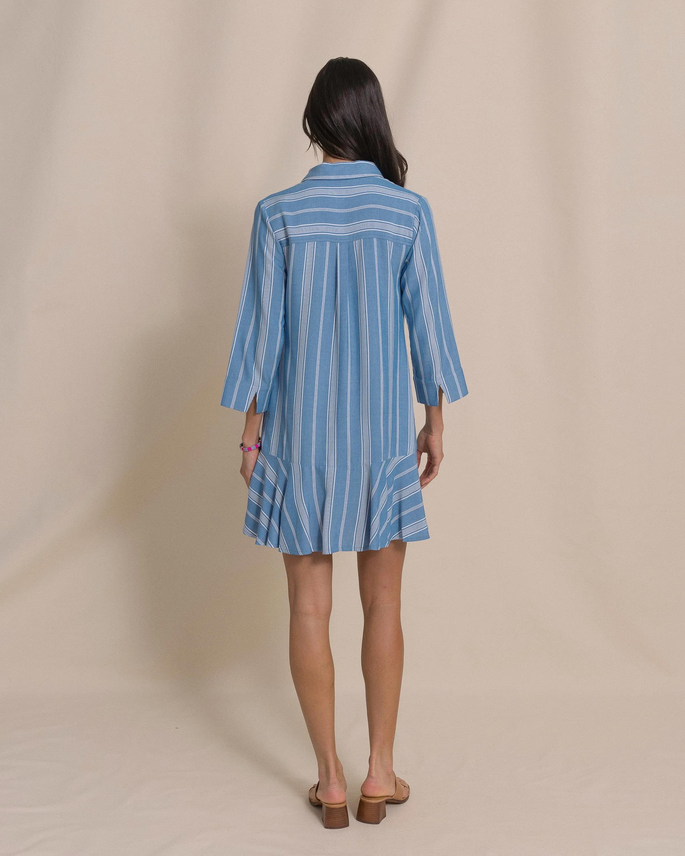 Delilah Stripe Popover Dress sold by Southern Tide product image thumbnail 5