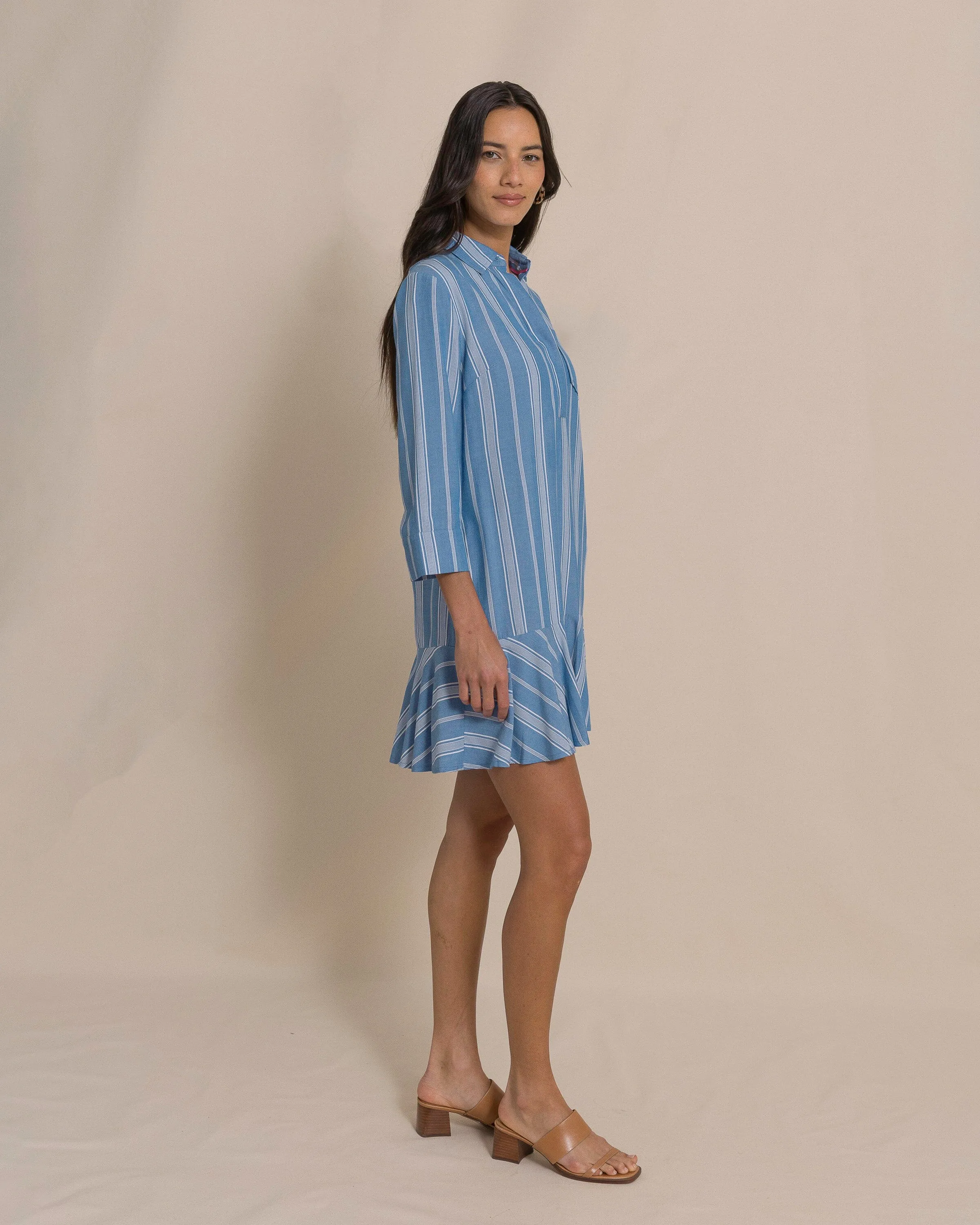 Delilah Stripe Popover Dress sold by Southern Tide product image thumbnail 4