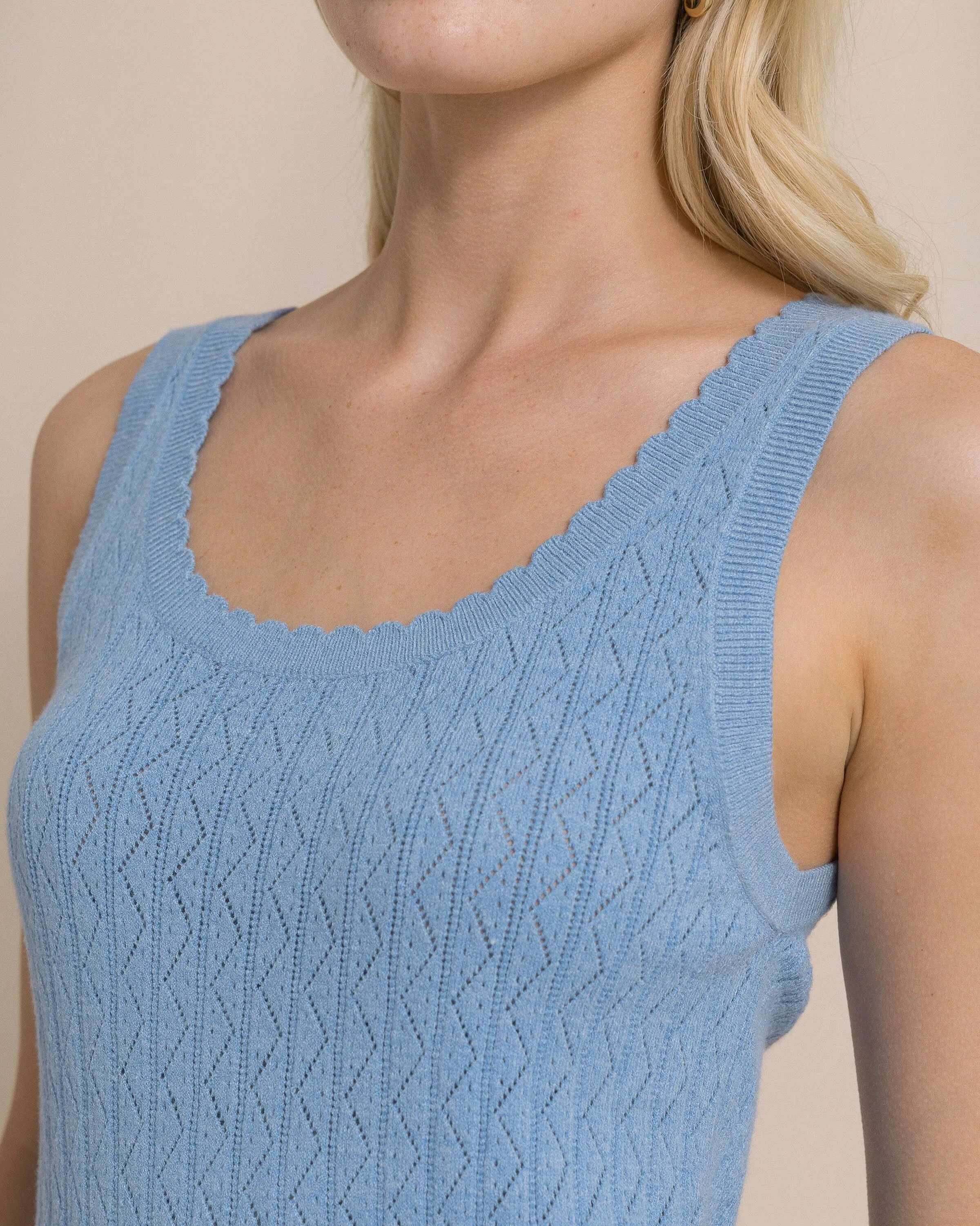 Bridgette Pointelle Sweater Tank sold by Southern Tide product image thumbnail 3