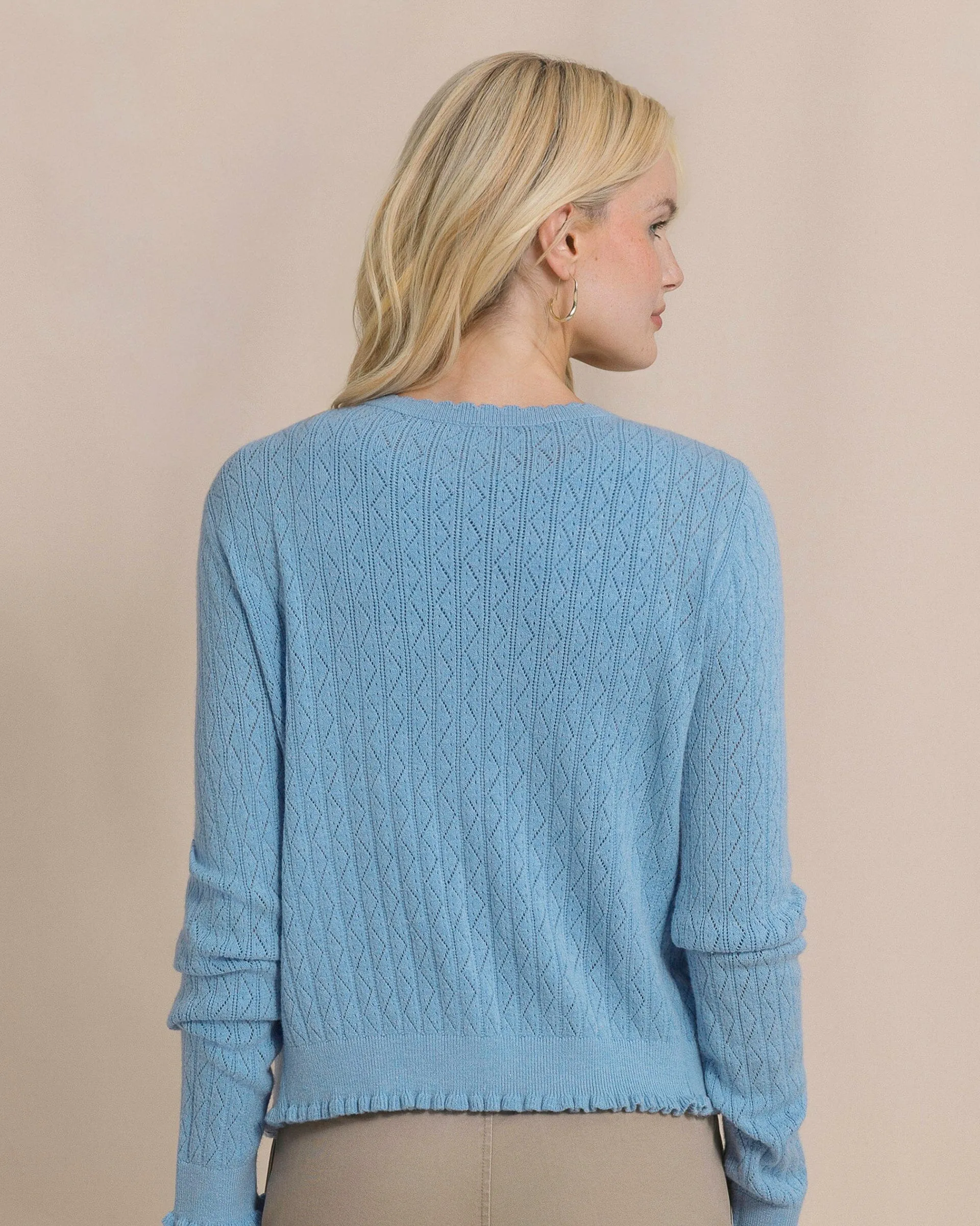 Josefine Pointelle Cardigan sold by Southern Tide product image thumbnail 2