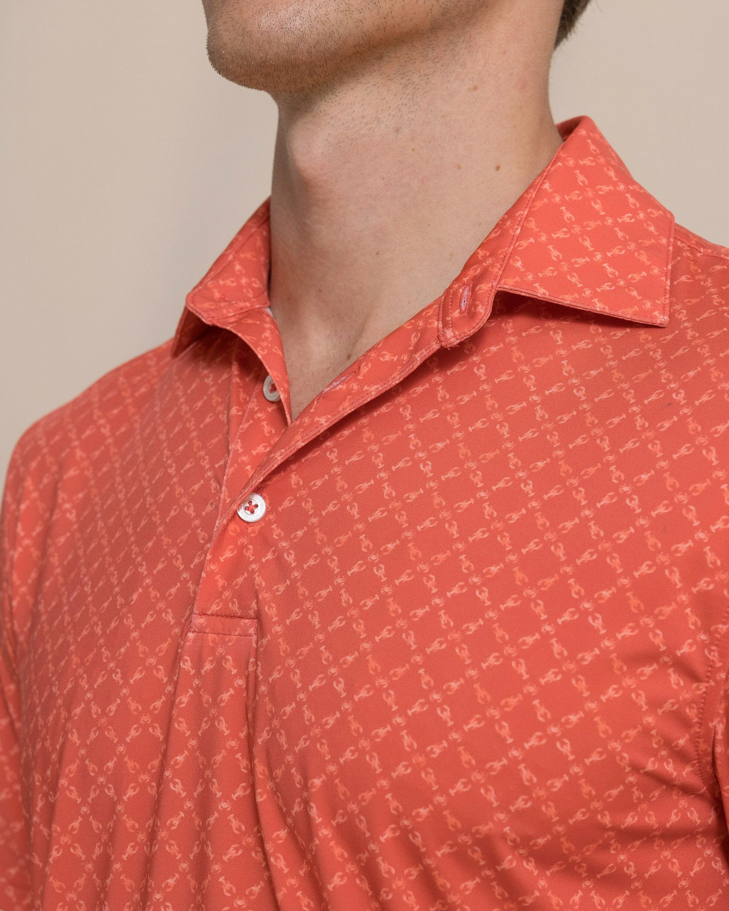 Driver Lobster Printed Polo sold by Southern Tide