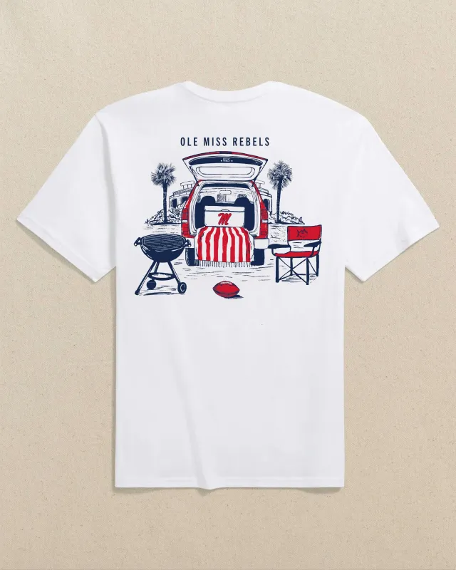 Ole Miss Rebels Stadium View Short Sleeve T-Shirt made by Southern Tide